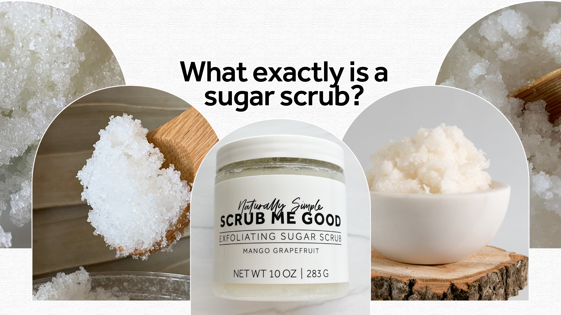 Different types of sugar scrubs
