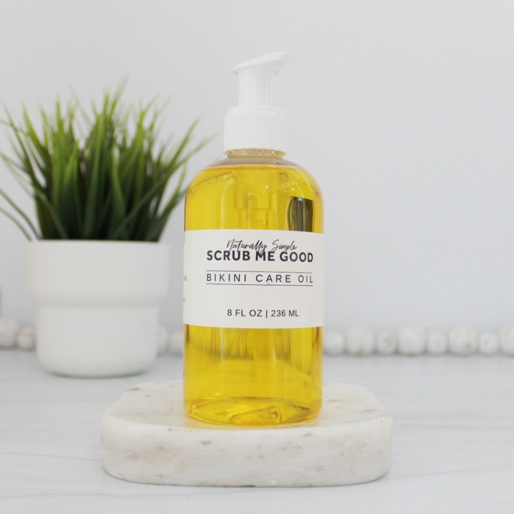 Scrub Me Good Bikini care oil 8 oz bottle