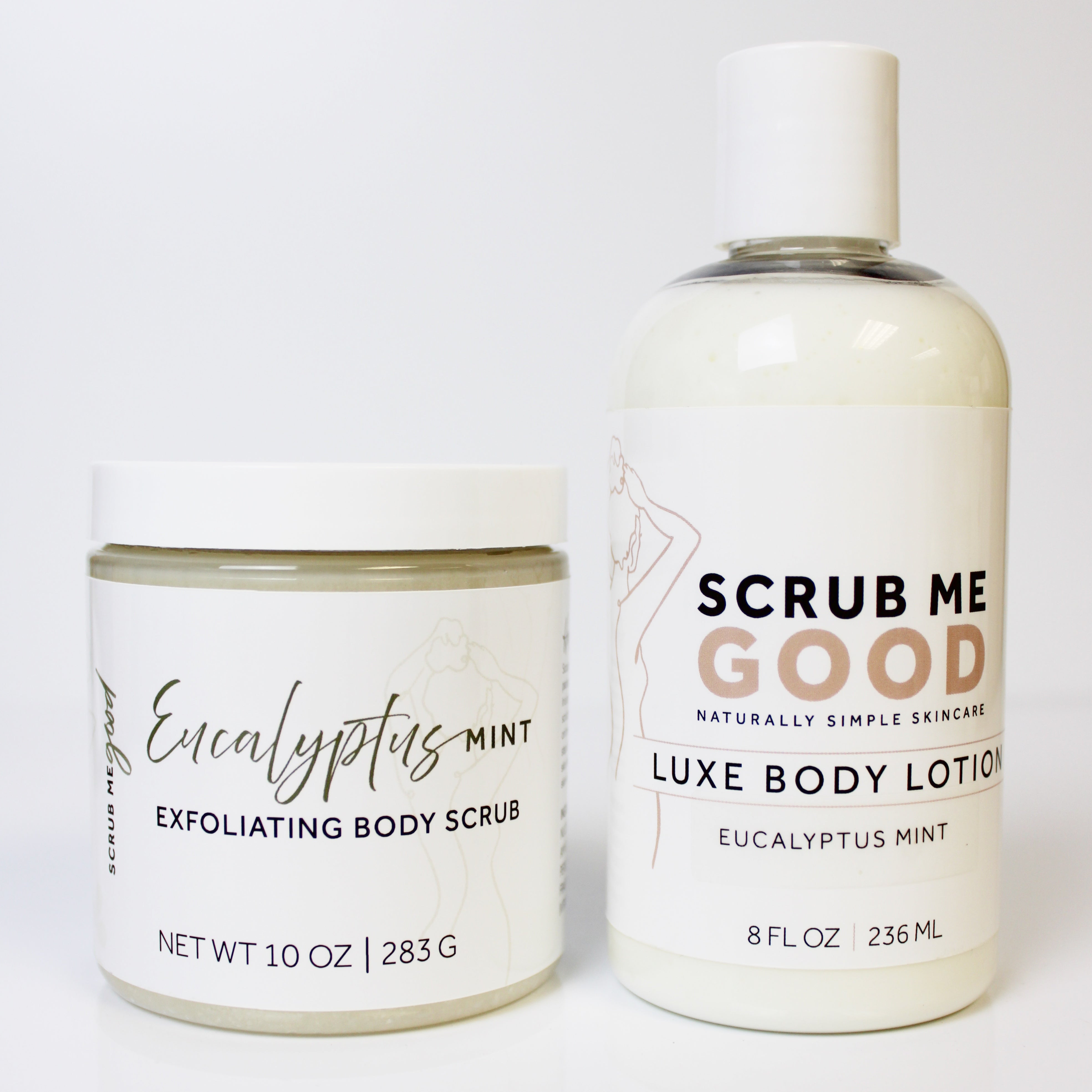 Eucalyptus Mint Sugar scrub and Lotion bundle