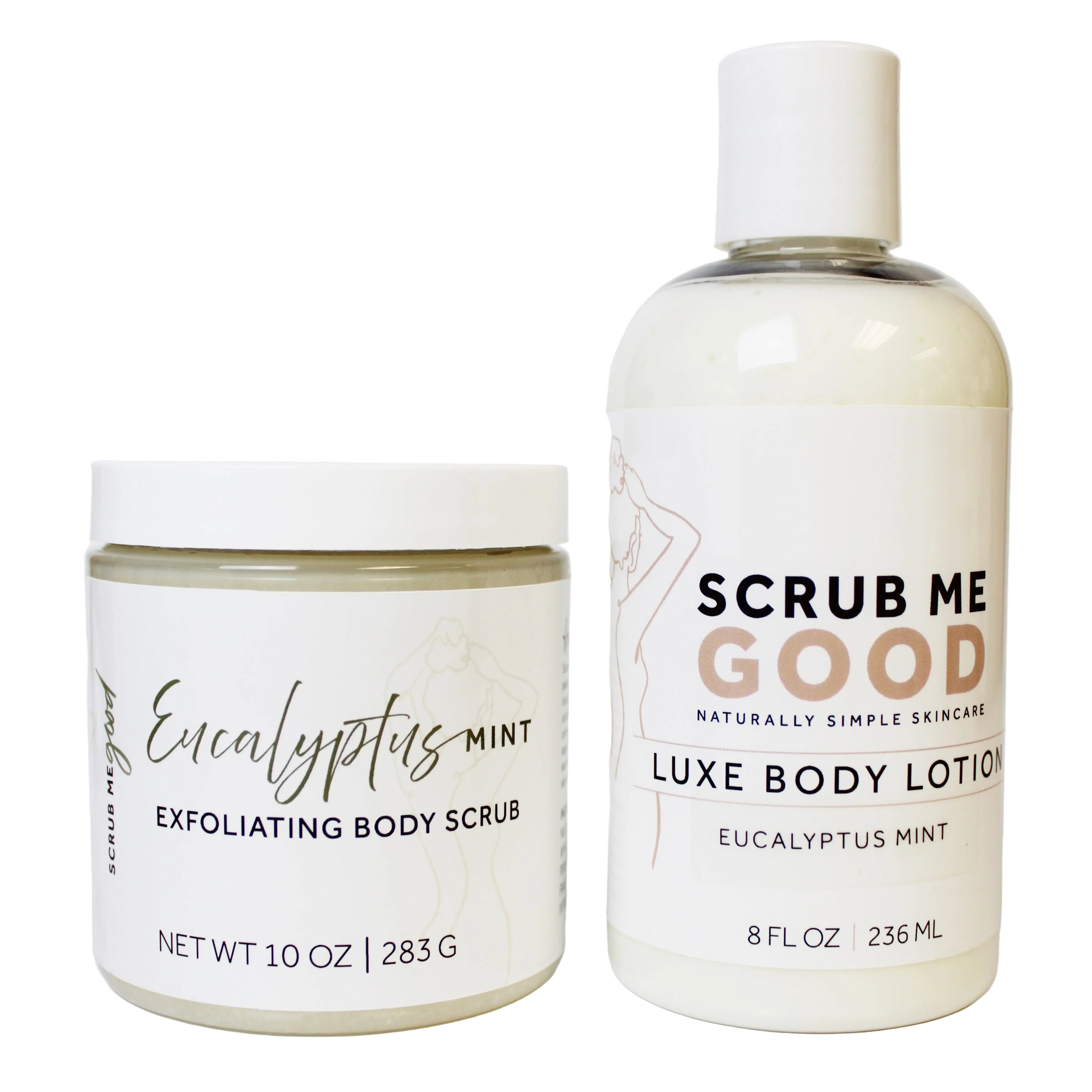 Eucalyptus Mint Sugar scrub and Lotion bundle