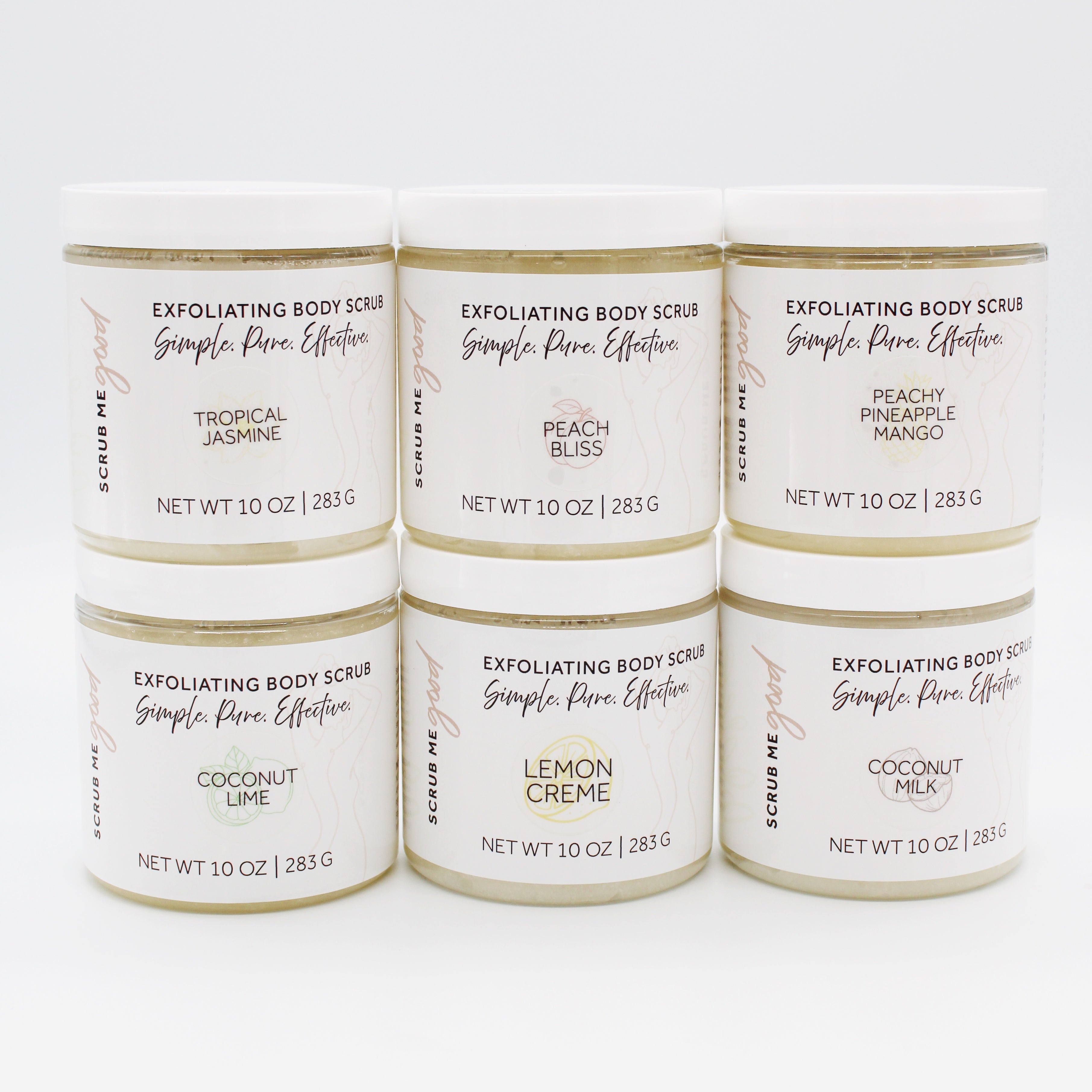 Full Summer Collection of Body Scrubs