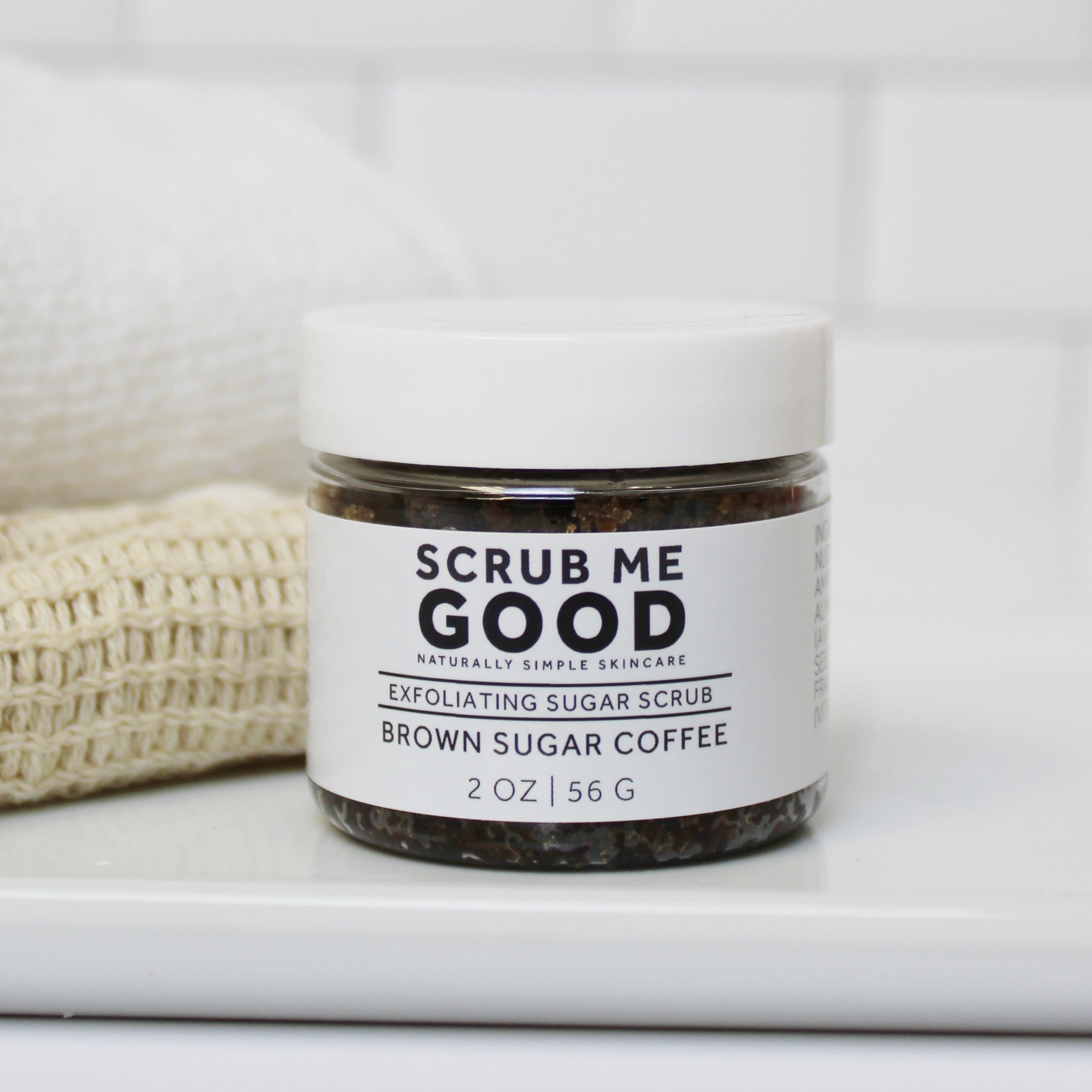 Brown Sugar Coffee sugar scrub for smooth, glowing skin
