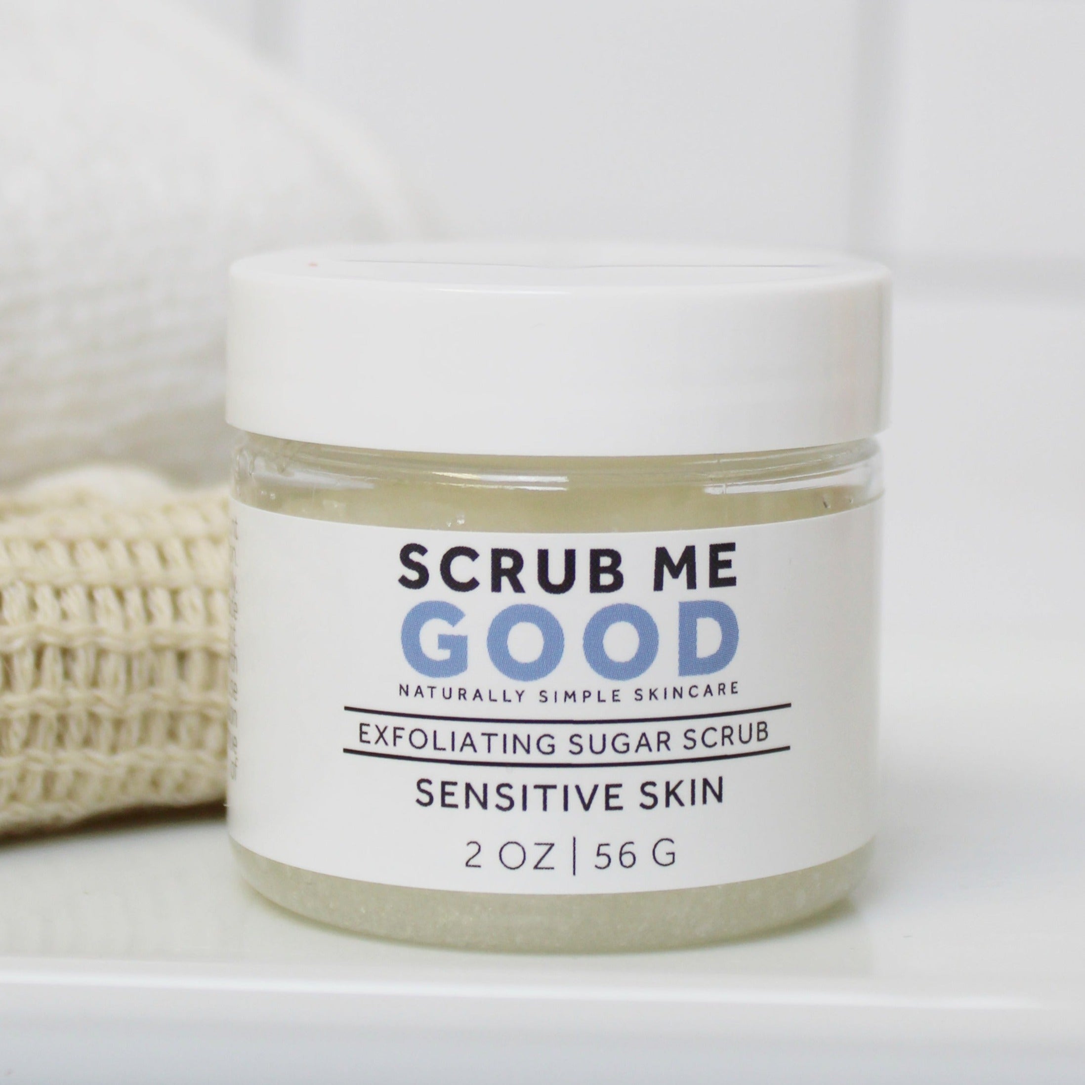 Convenient exfoliating scrub for vacations and on-the-go skincare Sensitive Skin