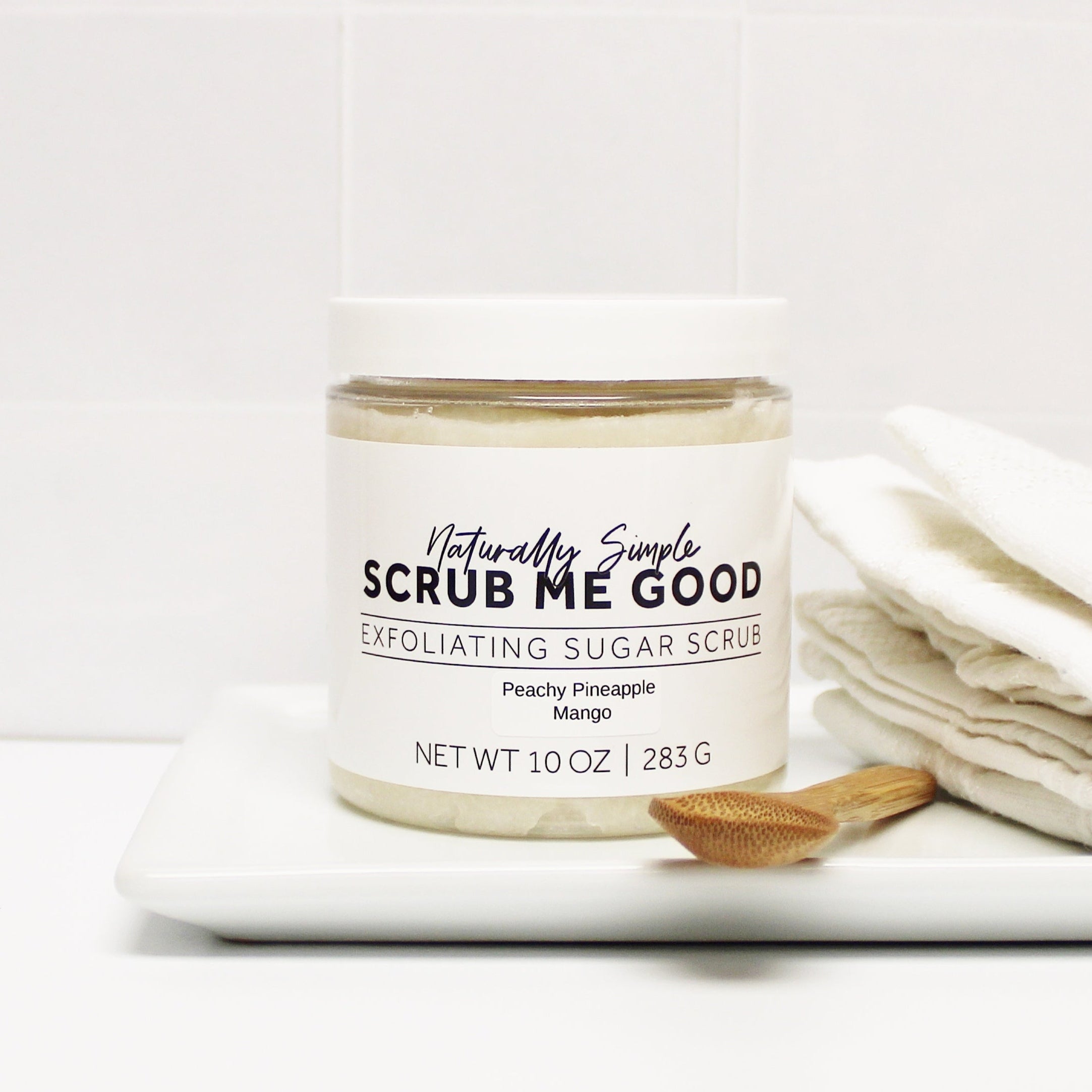 Peachy Pineapple Mango Exfoliating Sugar Scrub by Scrub Me Good