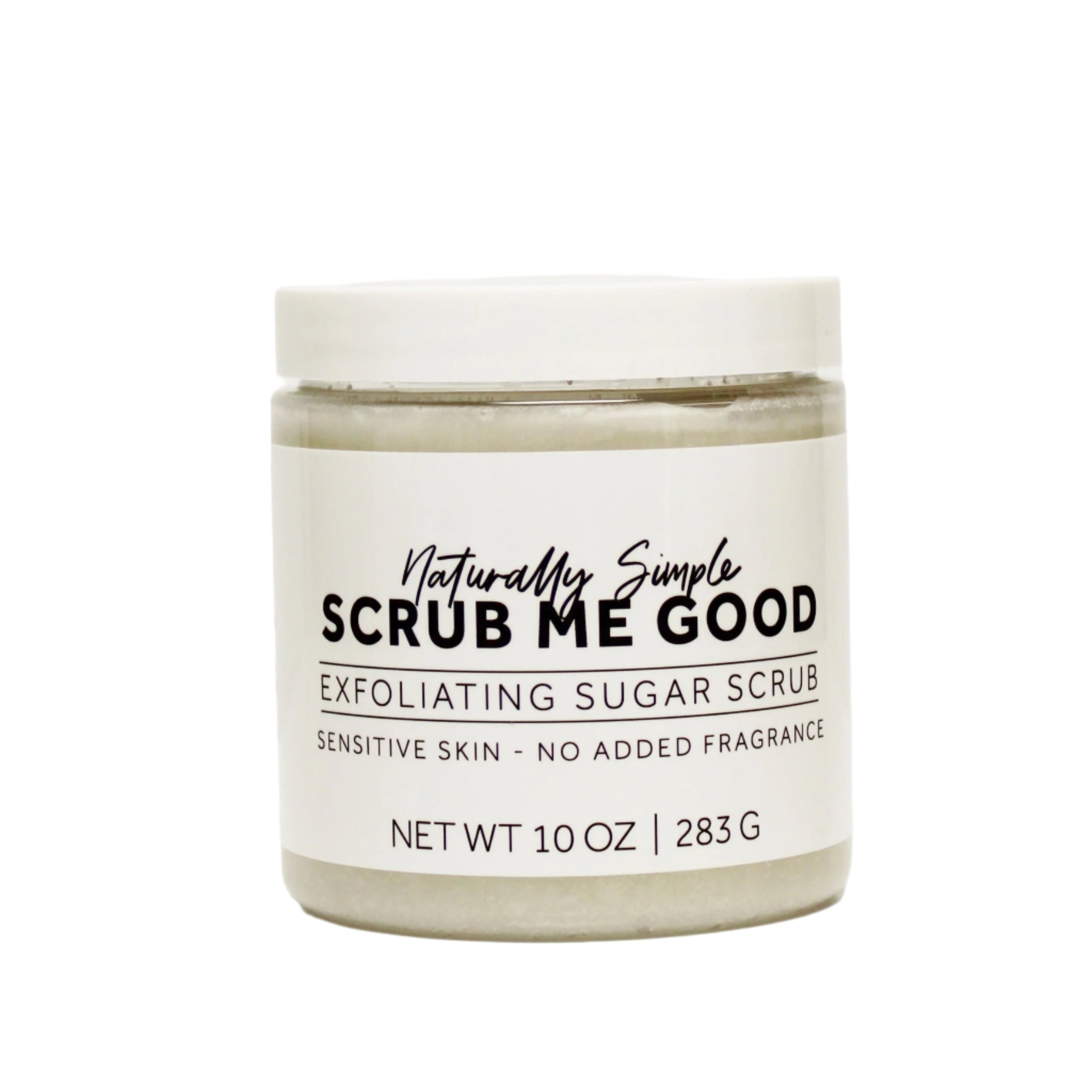 Sensitive Skin Exfoliating Sugar Scrub by Scrub Me Good