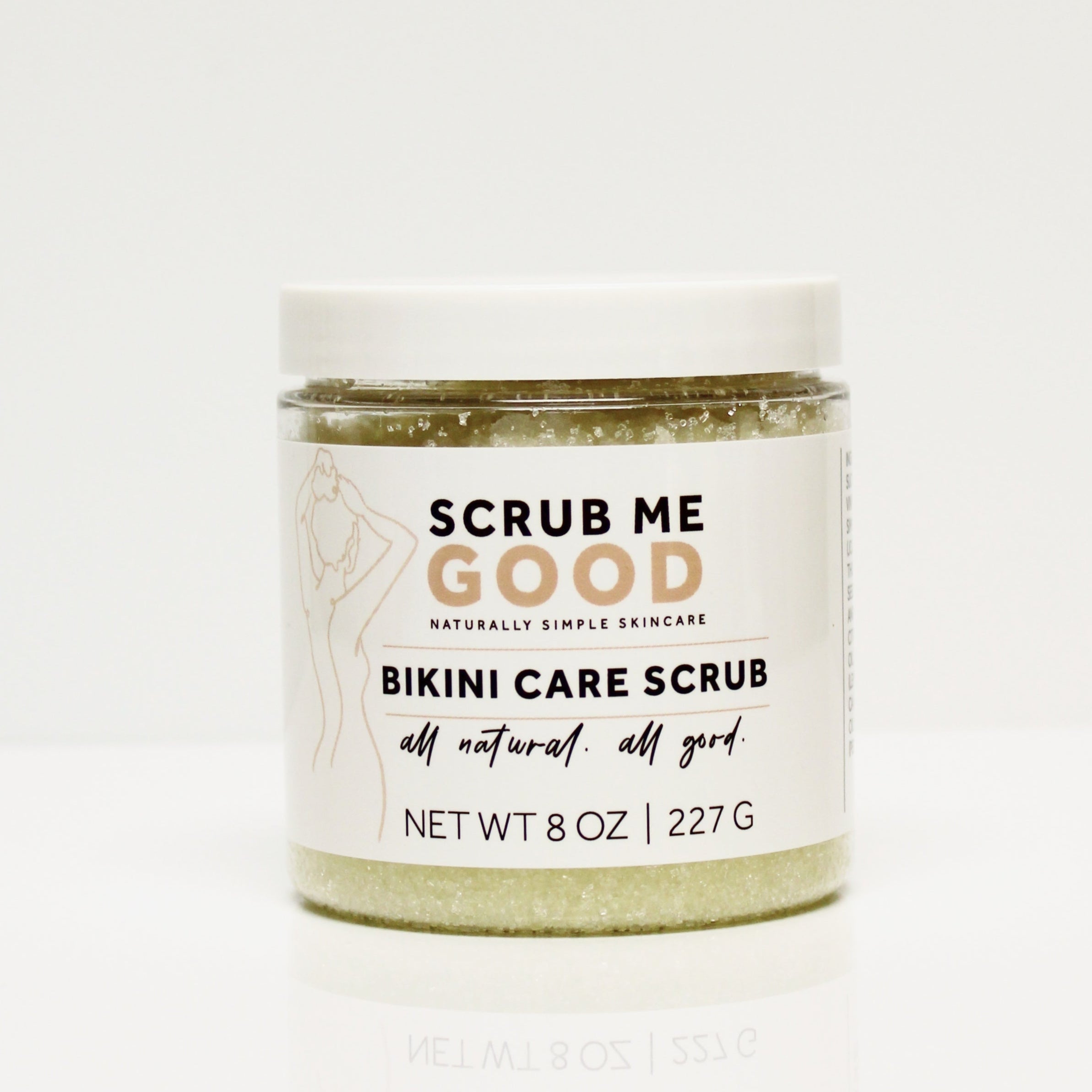 Bikini Care Scrub for ingrown hair prevention by Scrub Me Good