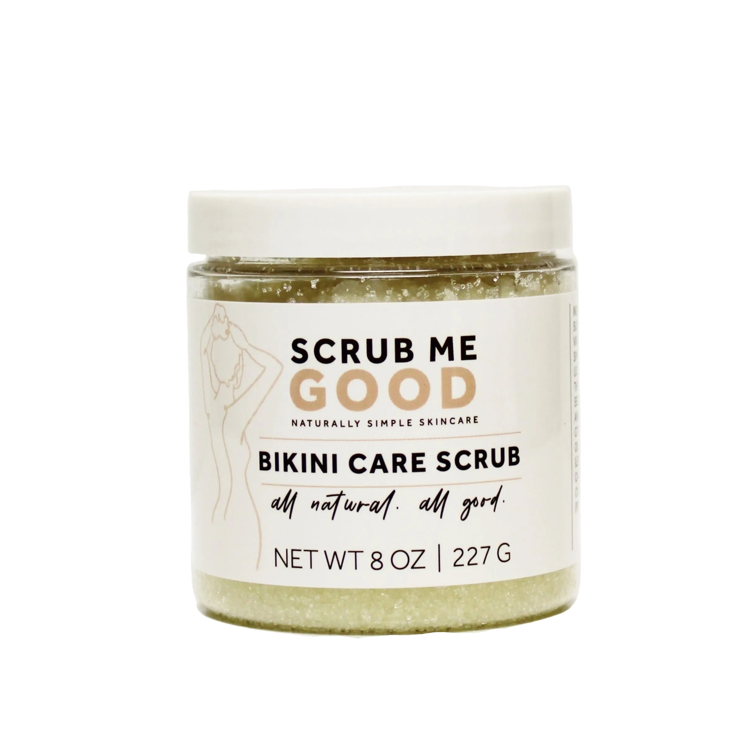 Bikini Care Scrub for ingrown hair prevention by Scrub Me Good