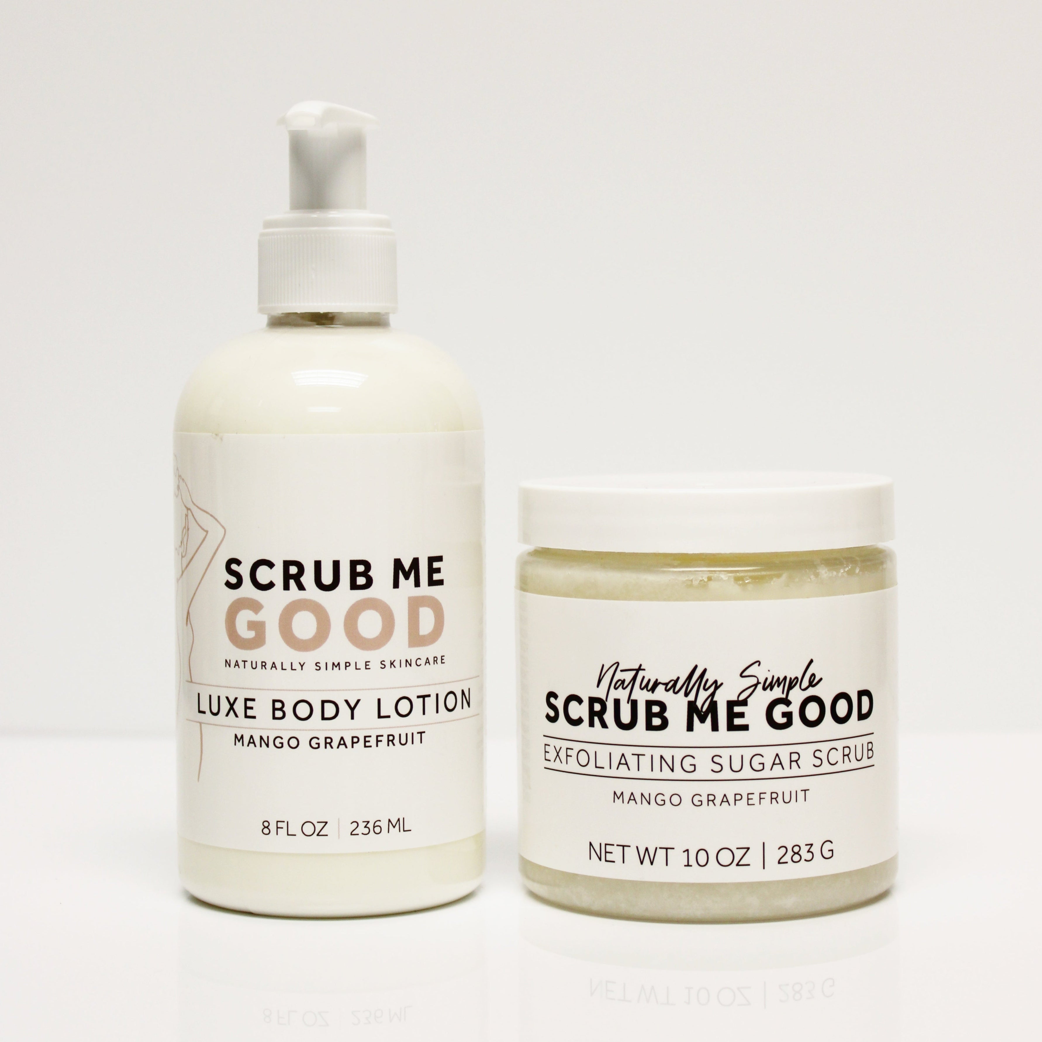 Mango Grapefruit Luxe Body Lotion and Exfoliating Sugar Scrub