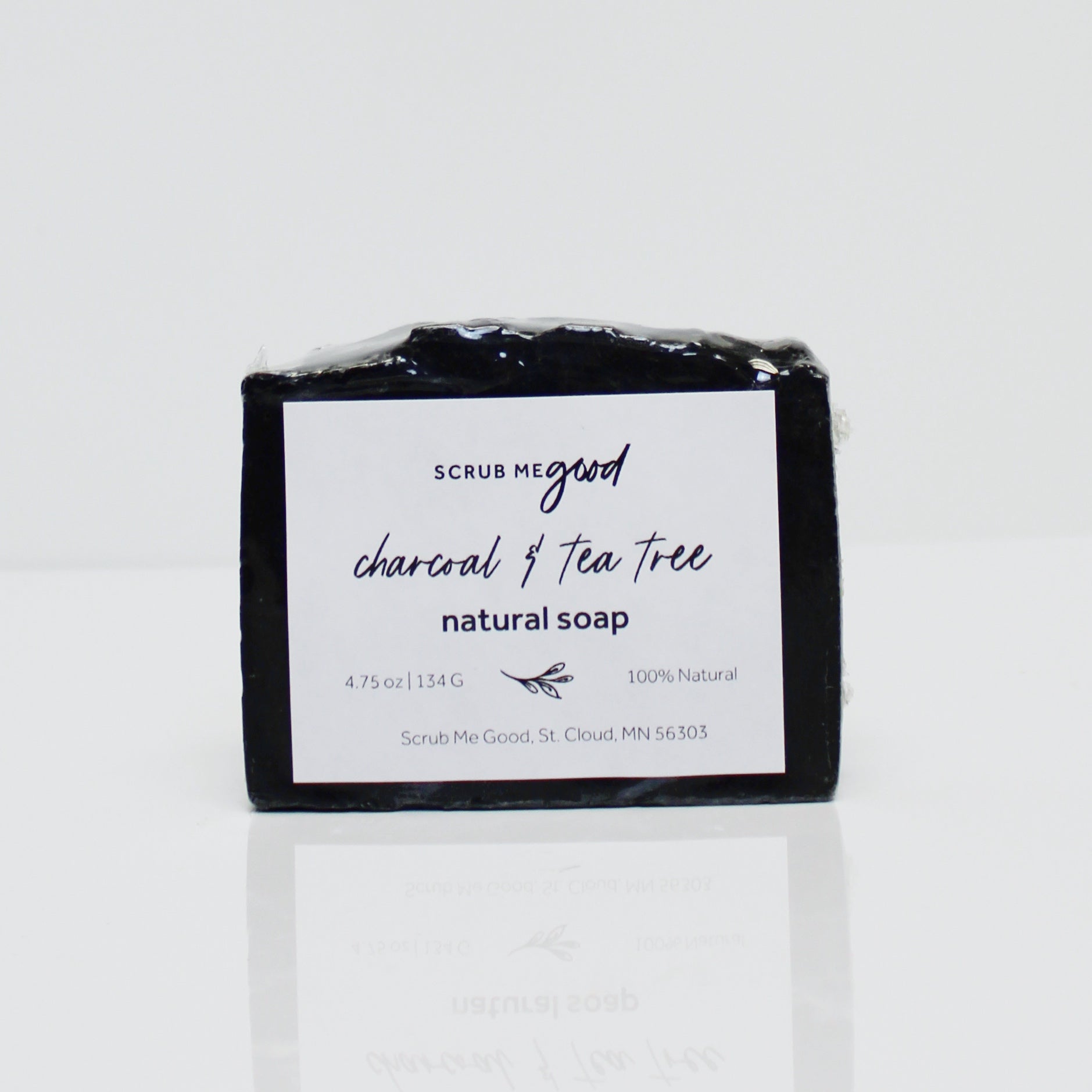 Charcoal and Tea Tree Soap Bar by Scrub Me Good