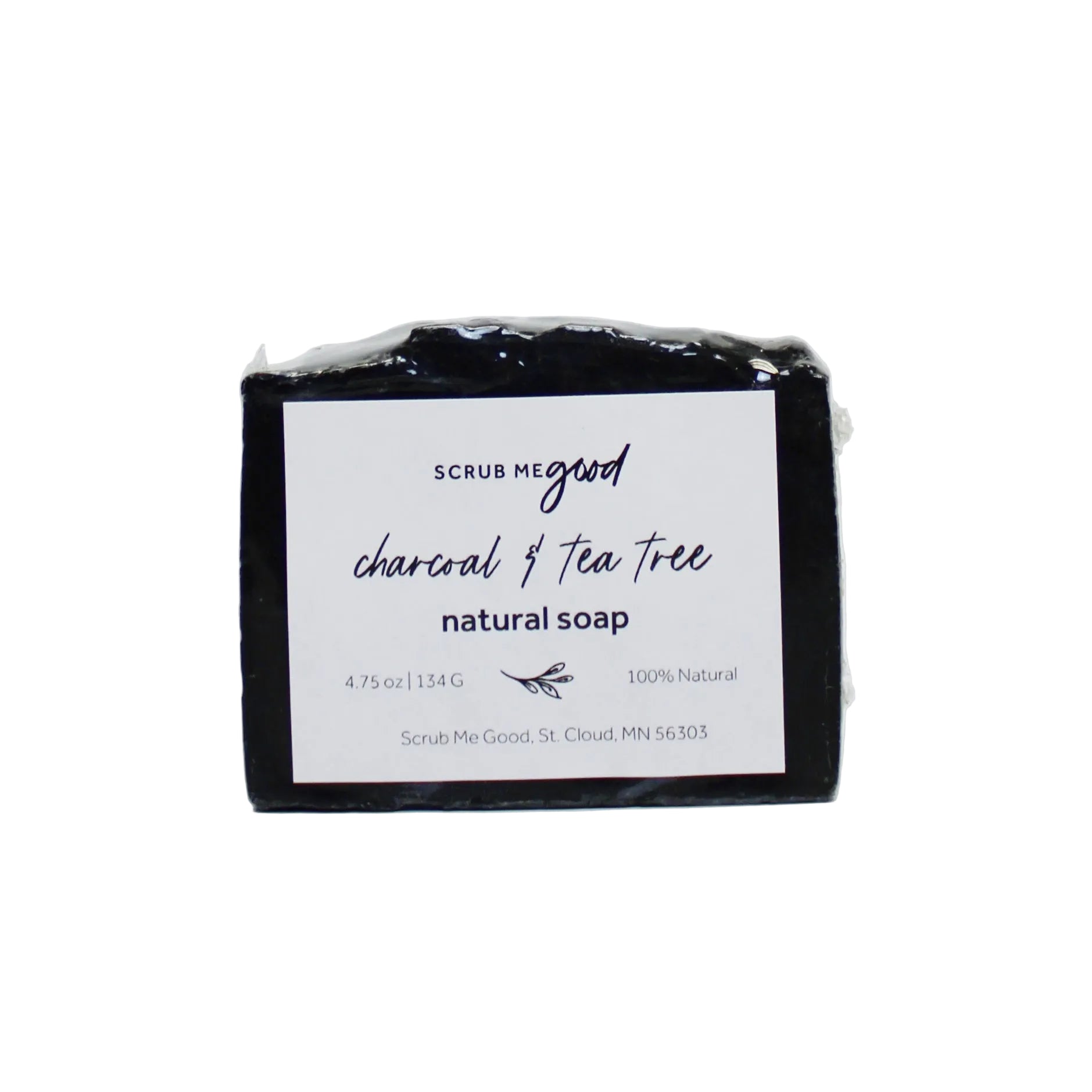 Charcoal and Tea Tree Soap Bar by Scrub Me Good