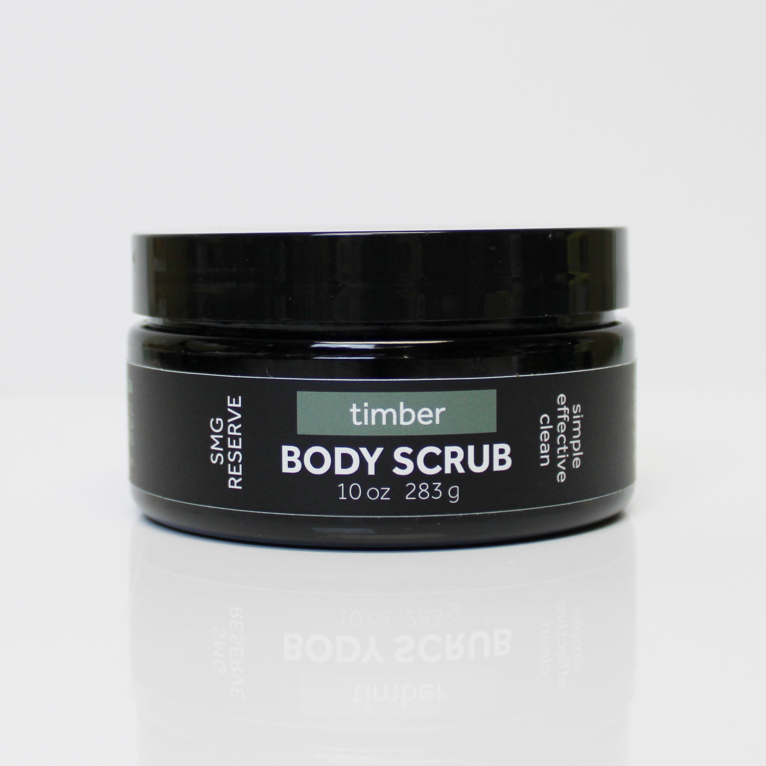Timber exfoliating body scrub