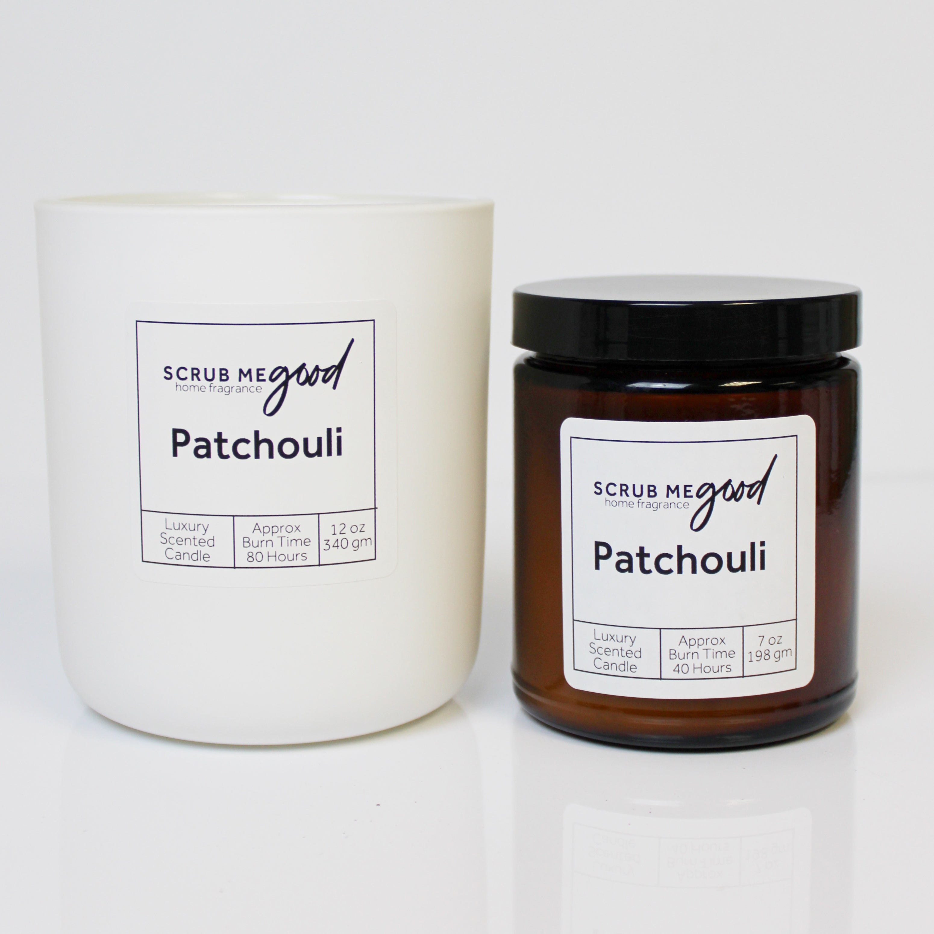 Scrub me good wooden wick candle in 12 and 7 oz