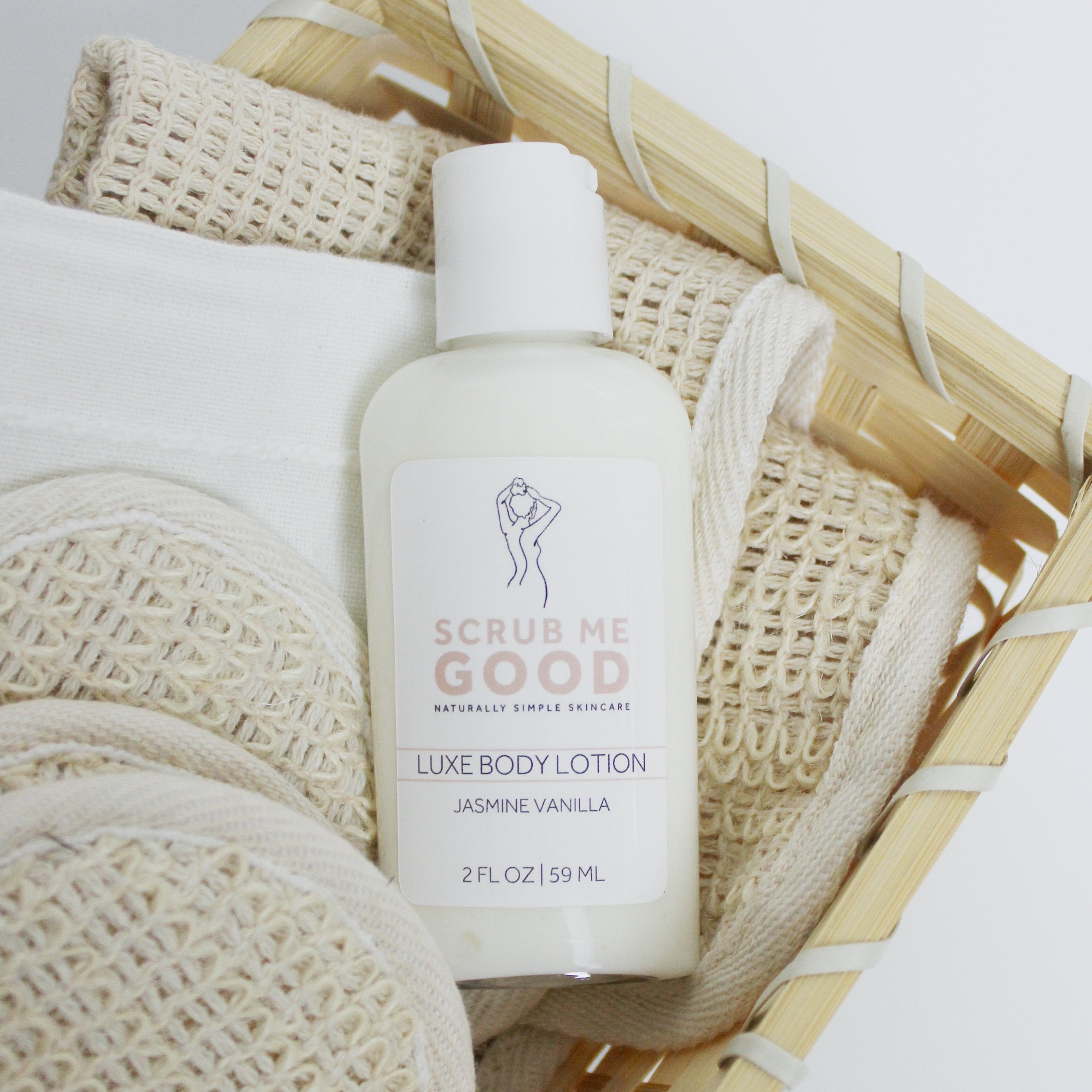Scrub Me Good body lotion with jasmine vanilla fragrance