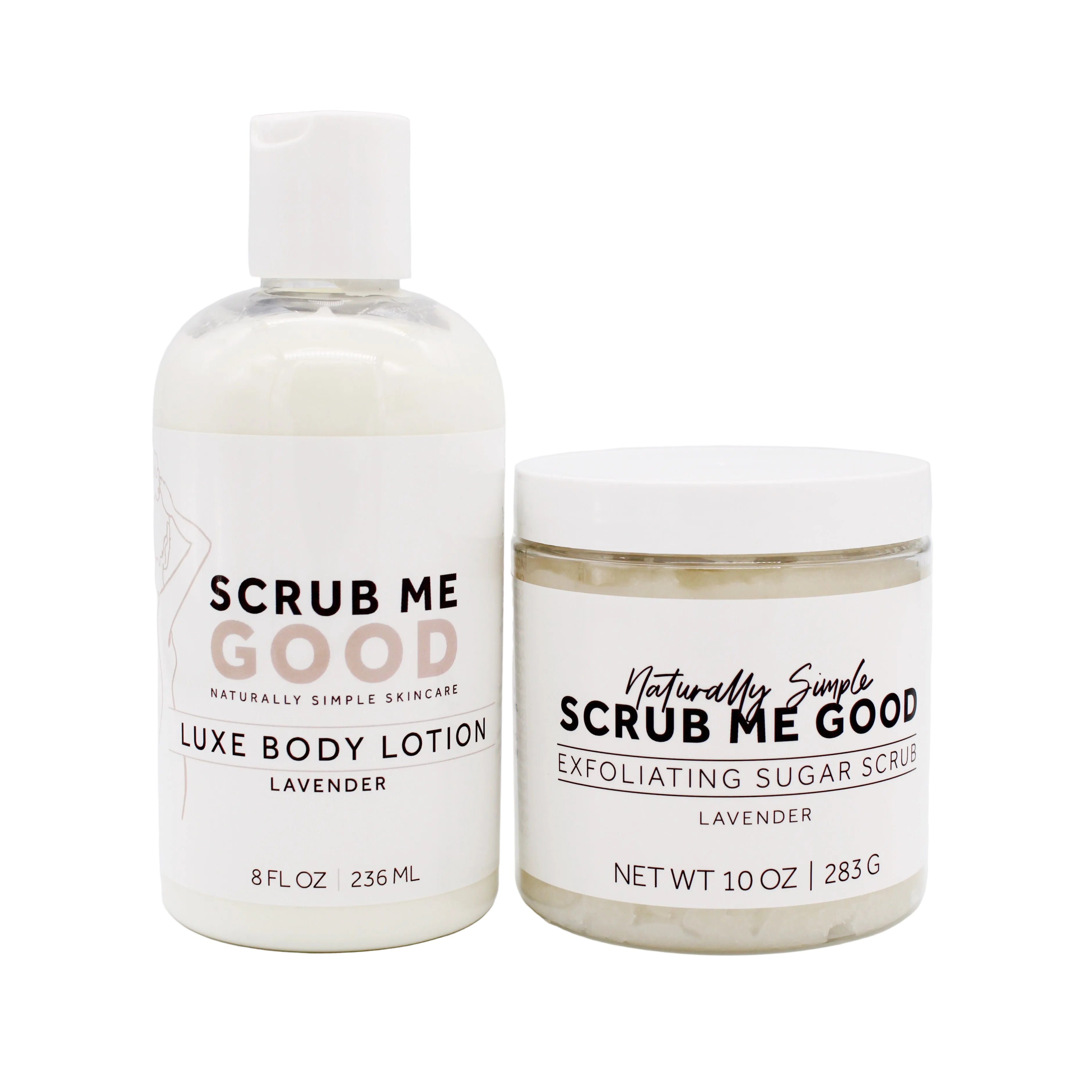 Lavender Body Scrub and Lotion Bundle