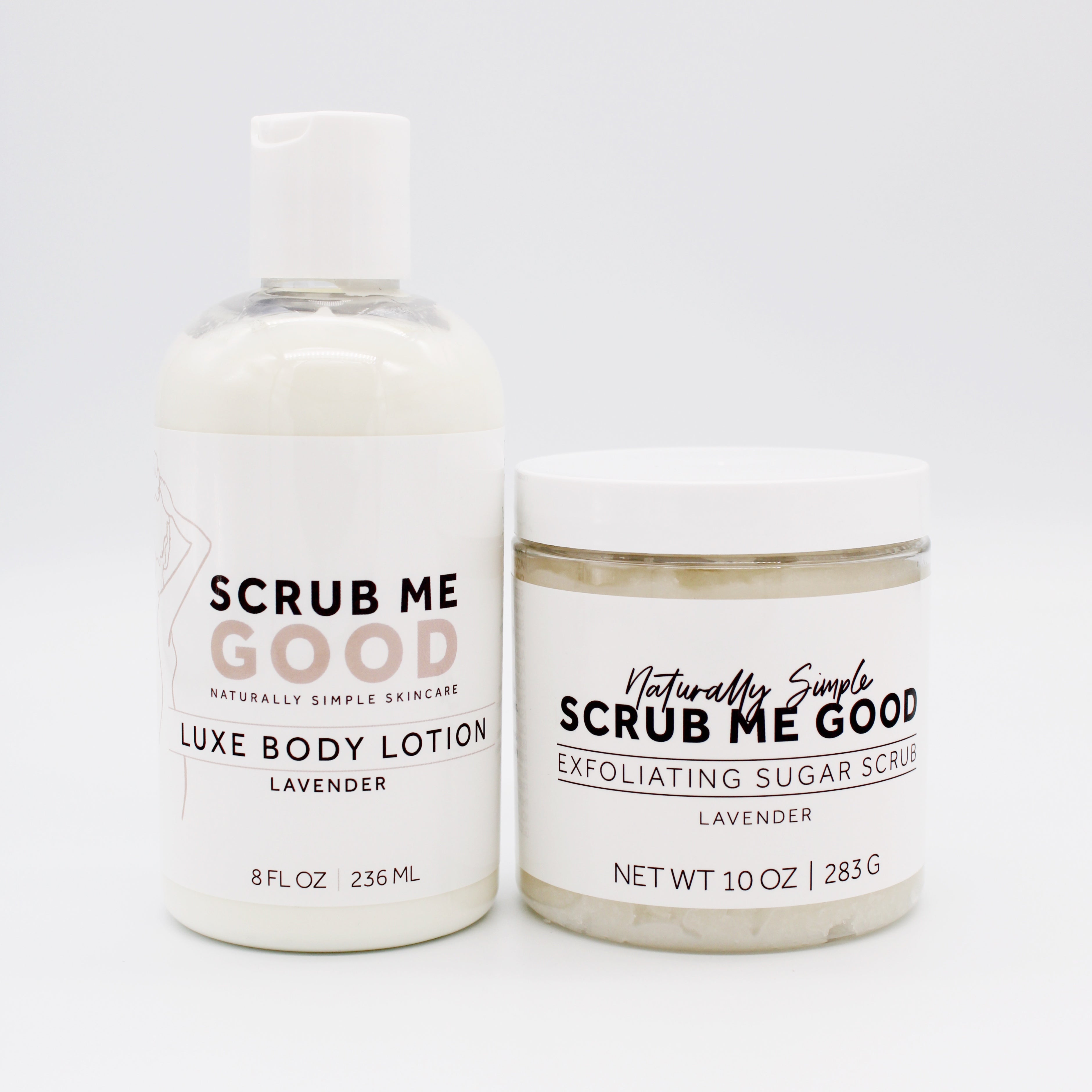 Lavender Body Scrub and Lotion Bundle