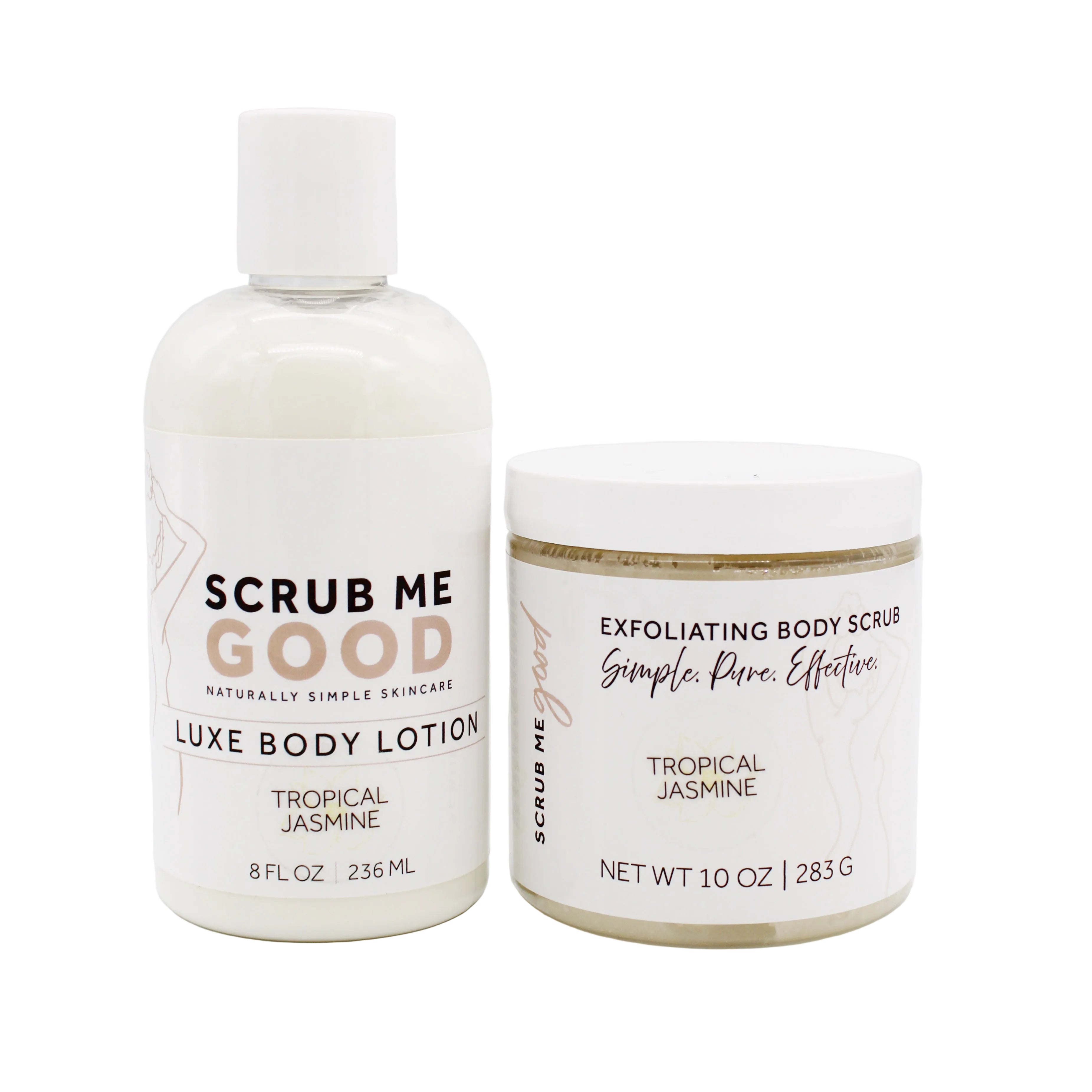 Tropical Jasmine Scrub Me Good Lotion and Scrub Bundle