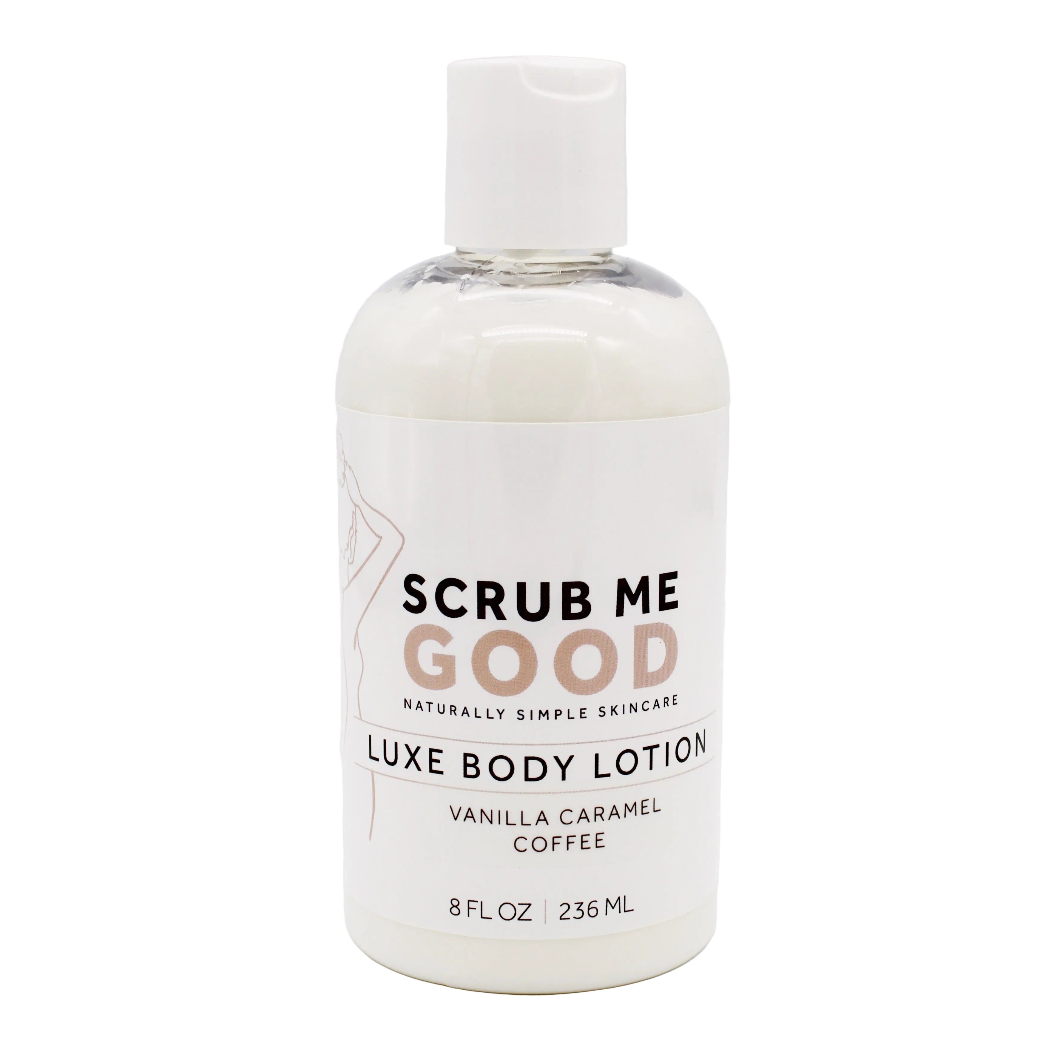 Scrub Me Good Luxe Body Lotion in scent Vanilla Caramel Coffee