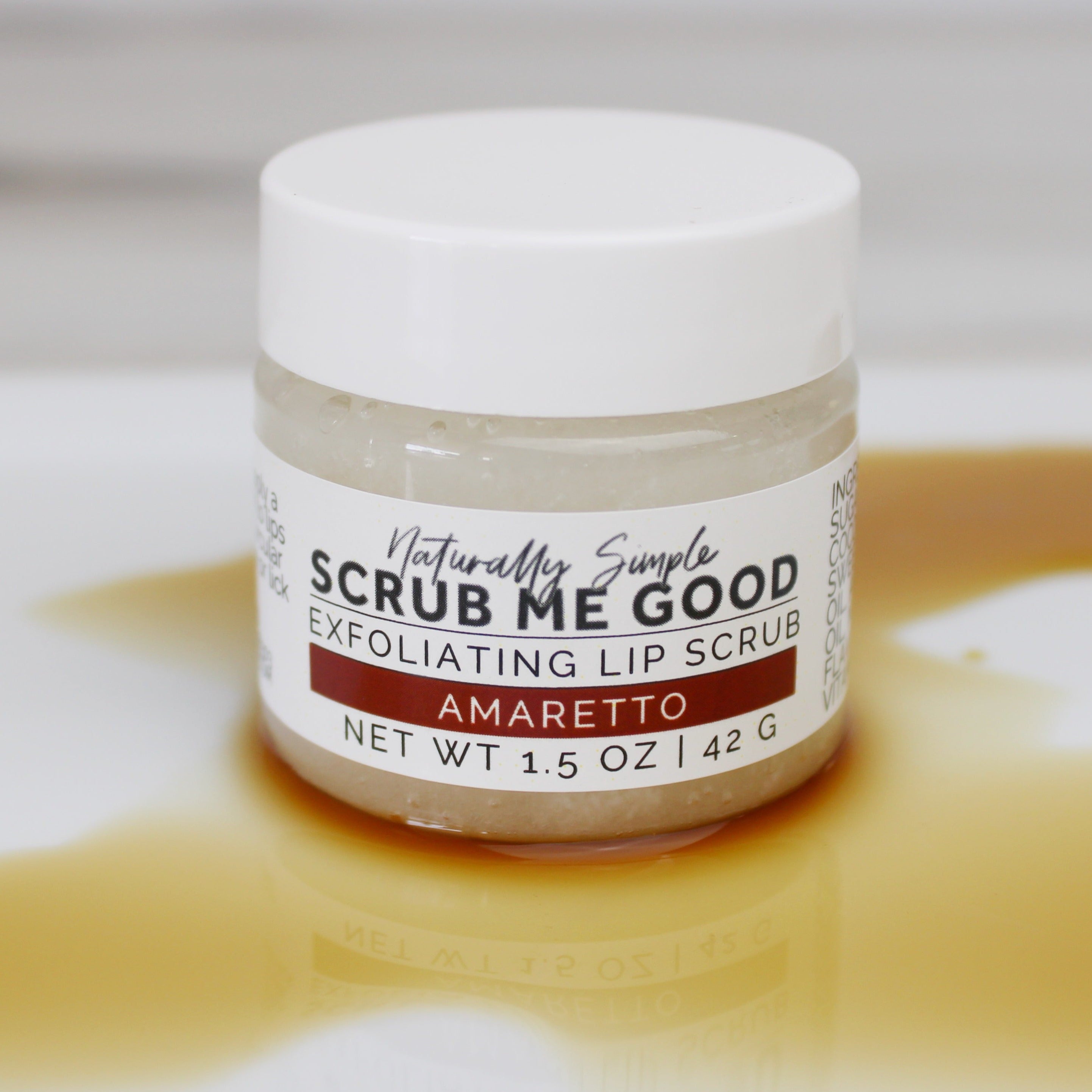 amaretto lip scrub Exfoliating Lip Scrub by Scrub Me Good for dry lips