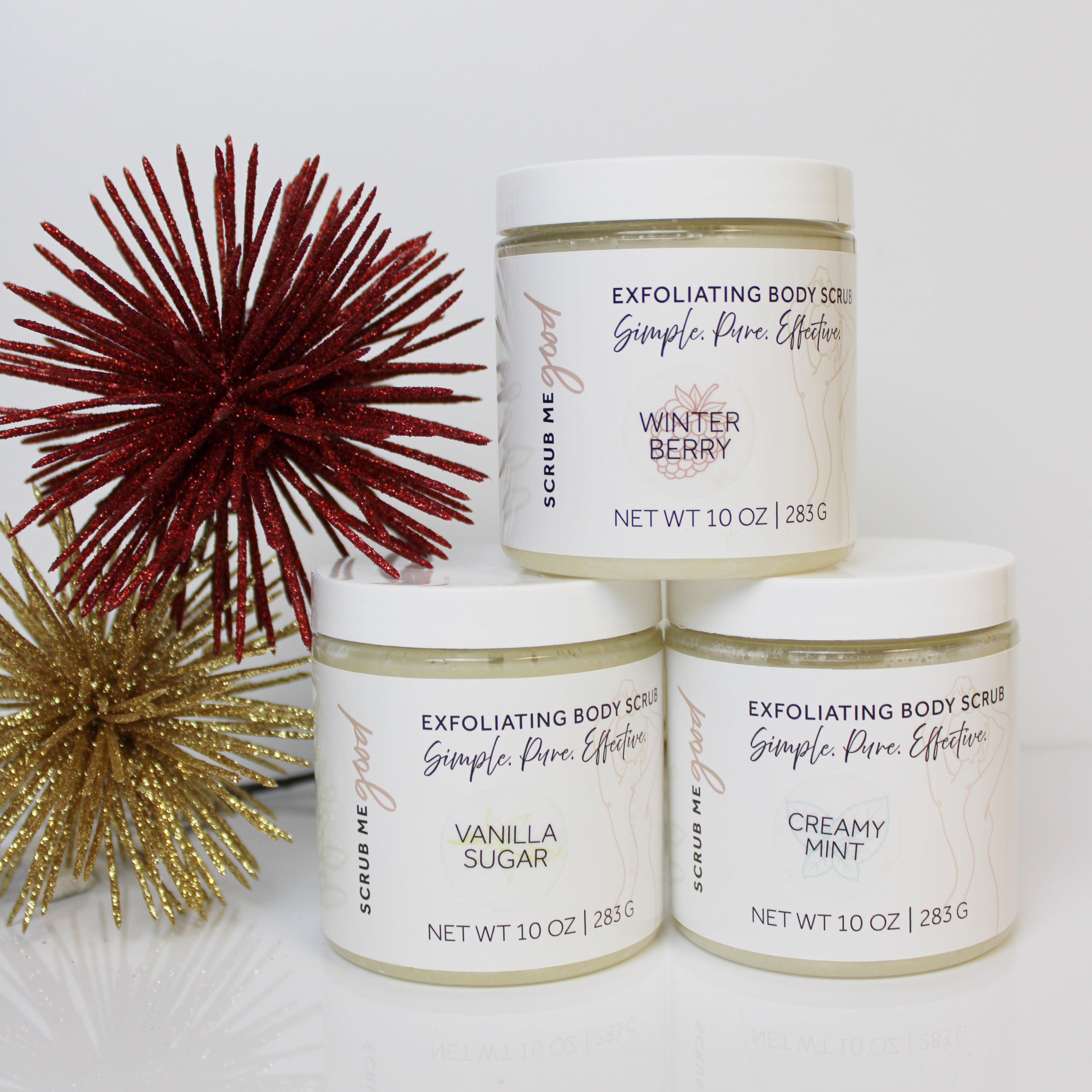 scrub me goods winter bundle of three body scrubs