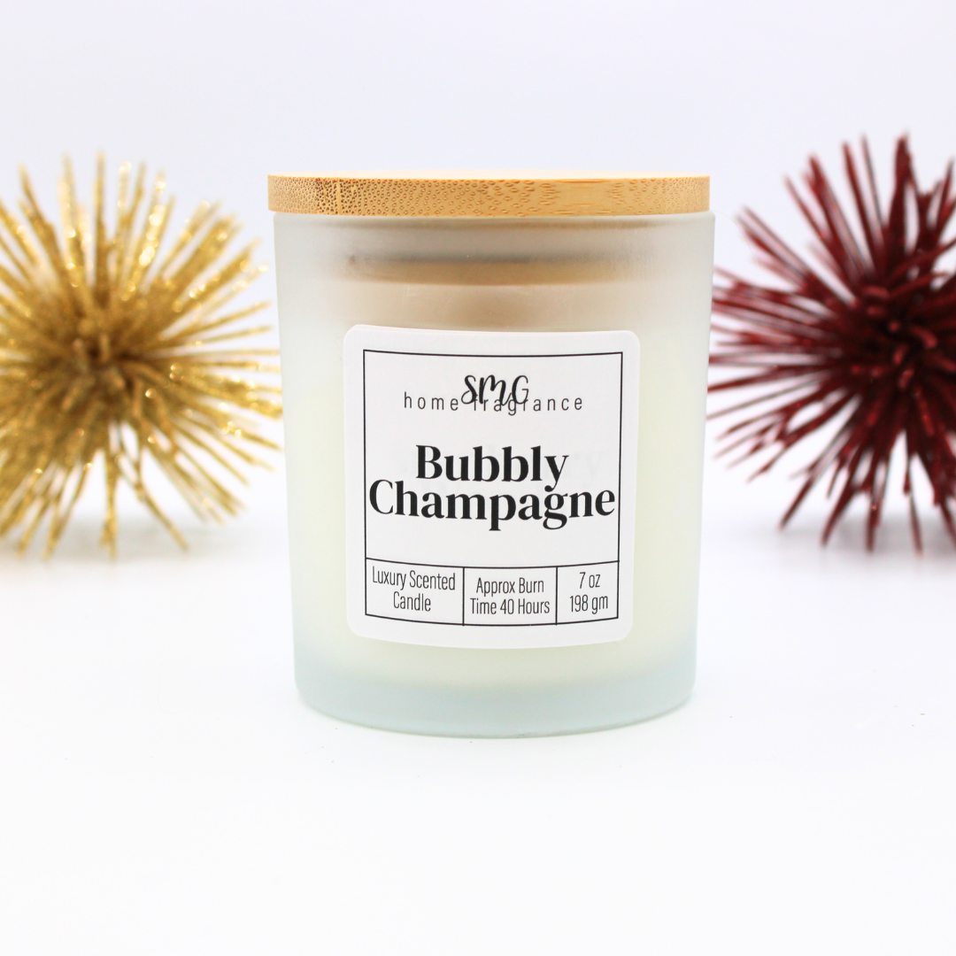 Bubbly Champagne Scented Candle (7 oz candle) – Scrub Me Good