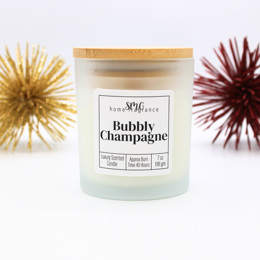 Bubbly Champagne Scented Candle (7 oz candle)