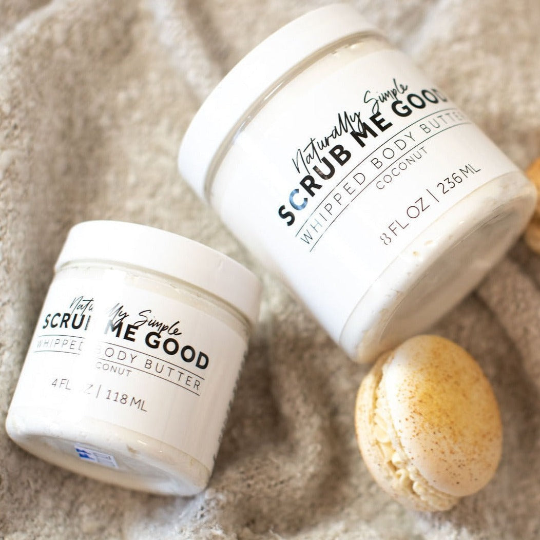 Whipped butter with a beachy coconut fragrance