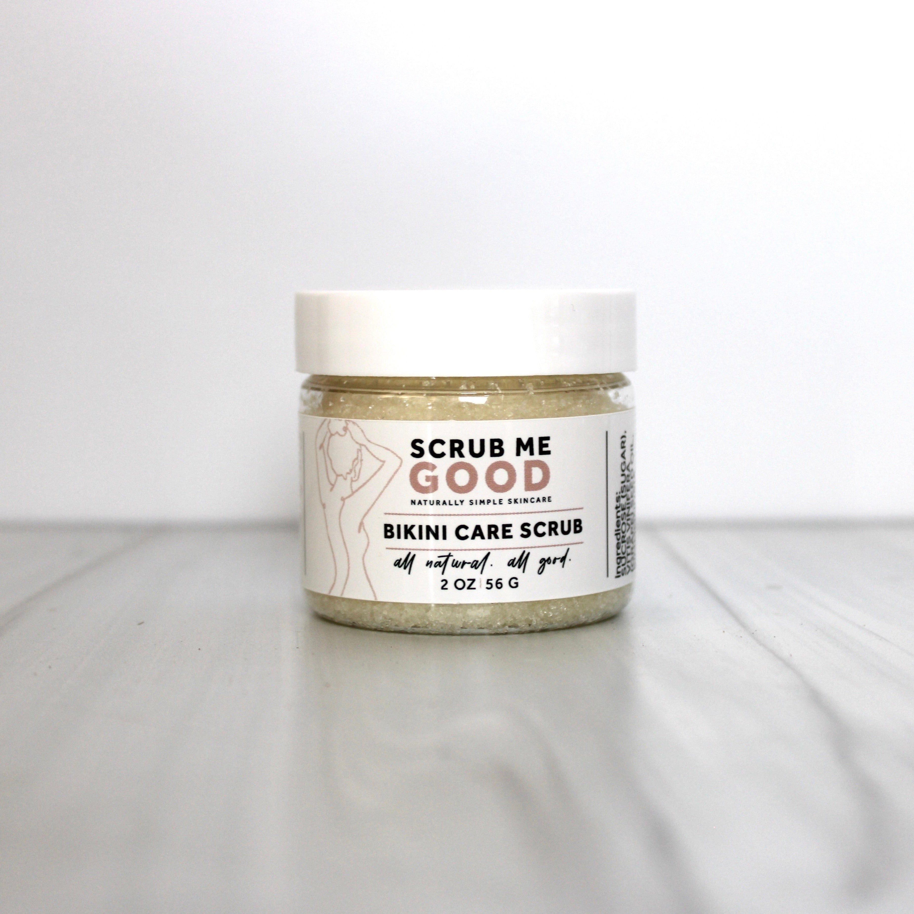 exfoliating mini bikini care scrub for ingrown hairs