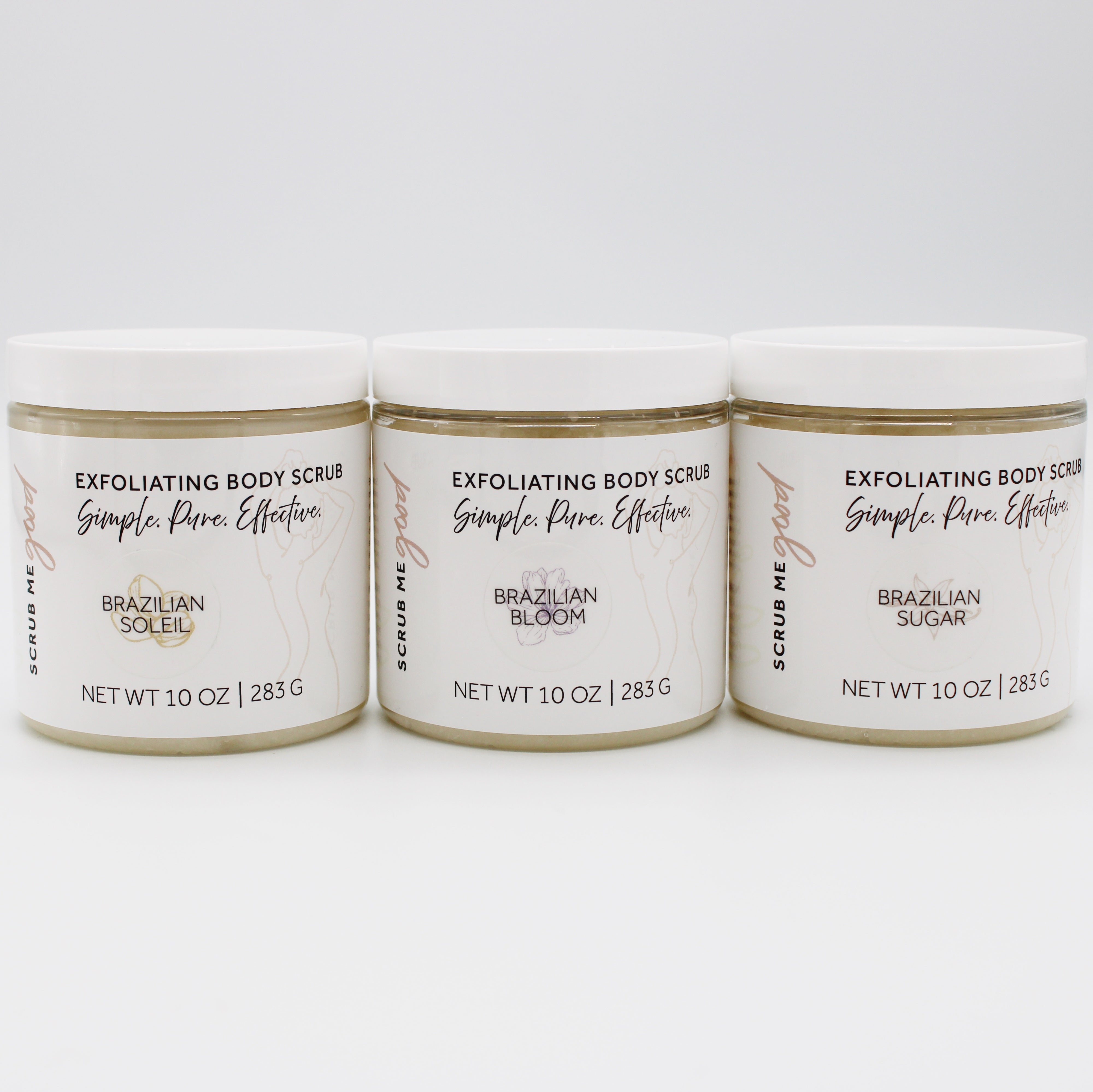 Brazilian Sugar Scrub Trio