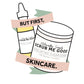 But first, skincare sticker