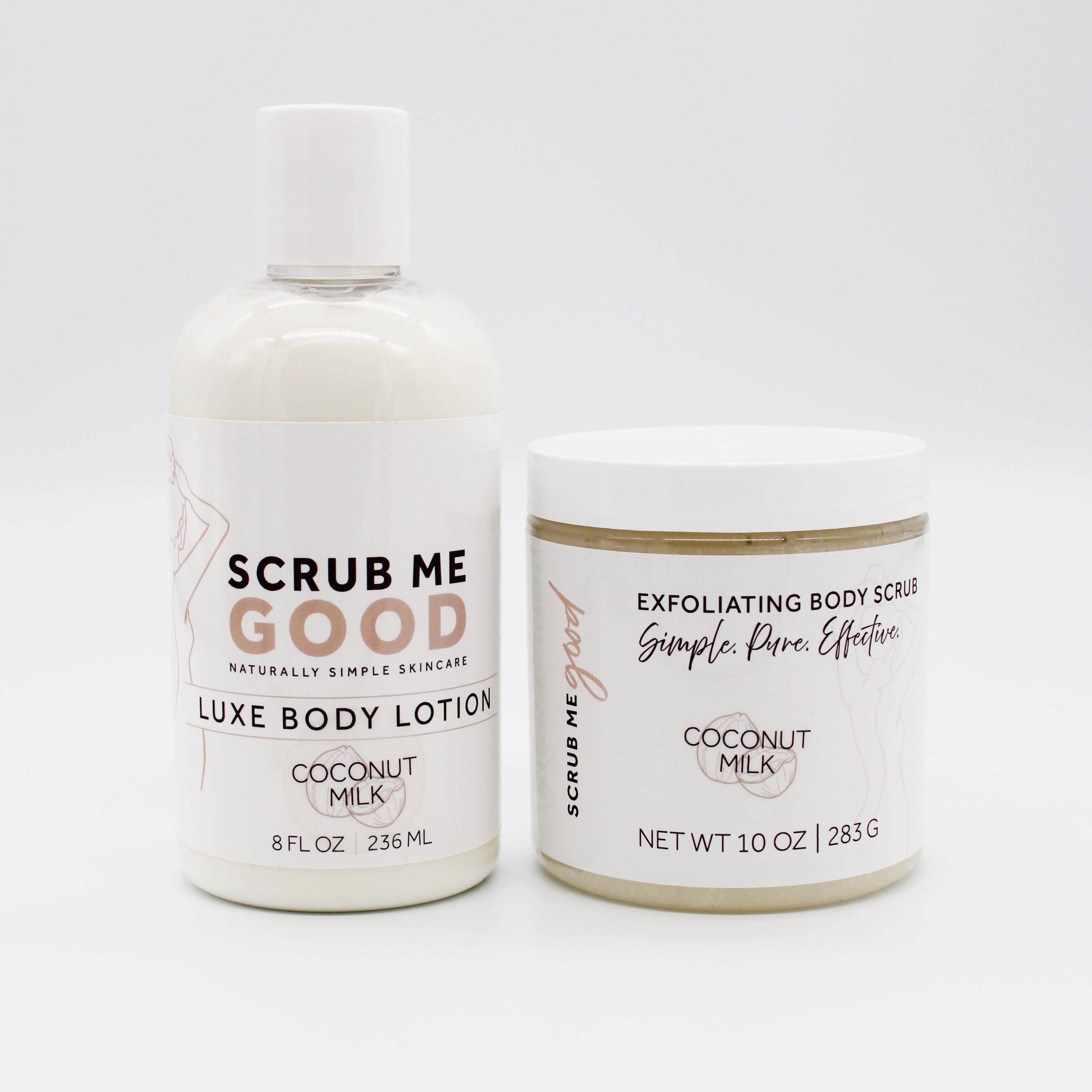 Coconut Milk Scrub Me Good Lotion and Scrub Bundle