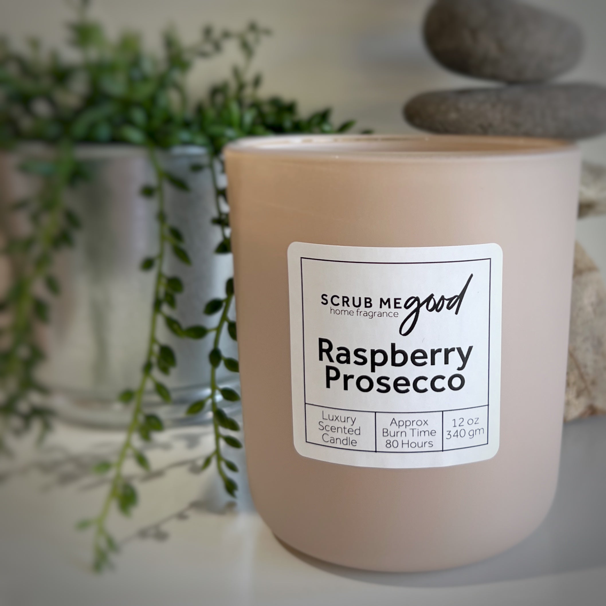 Raspberry Prosecco Scented Candle (12 oz)