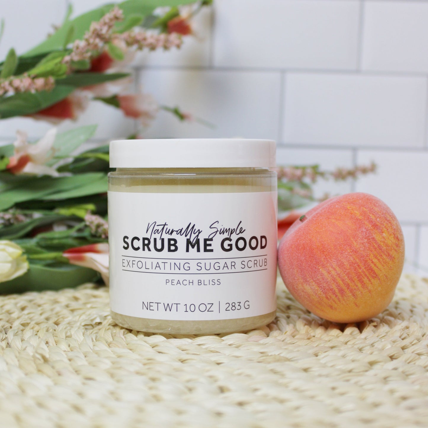 Peach Bliss Exfoliating Sugar Scrub