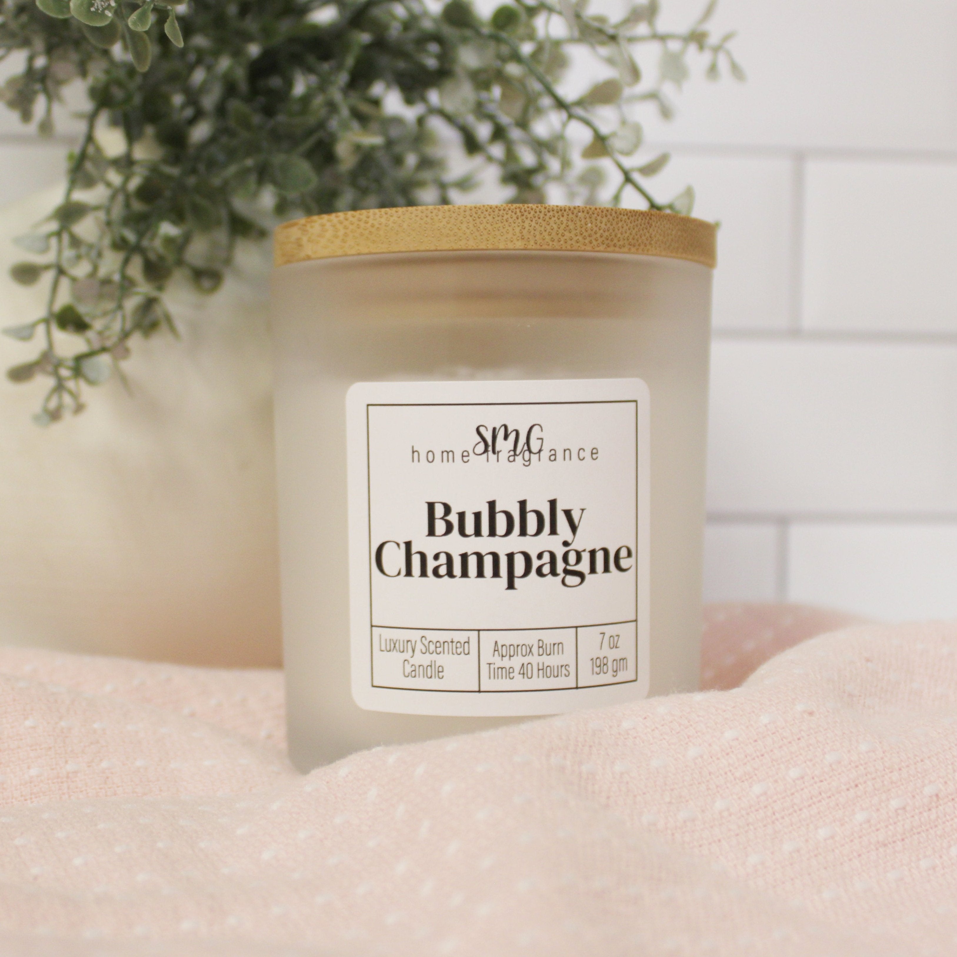 Bubbly Champagne Scented Candle