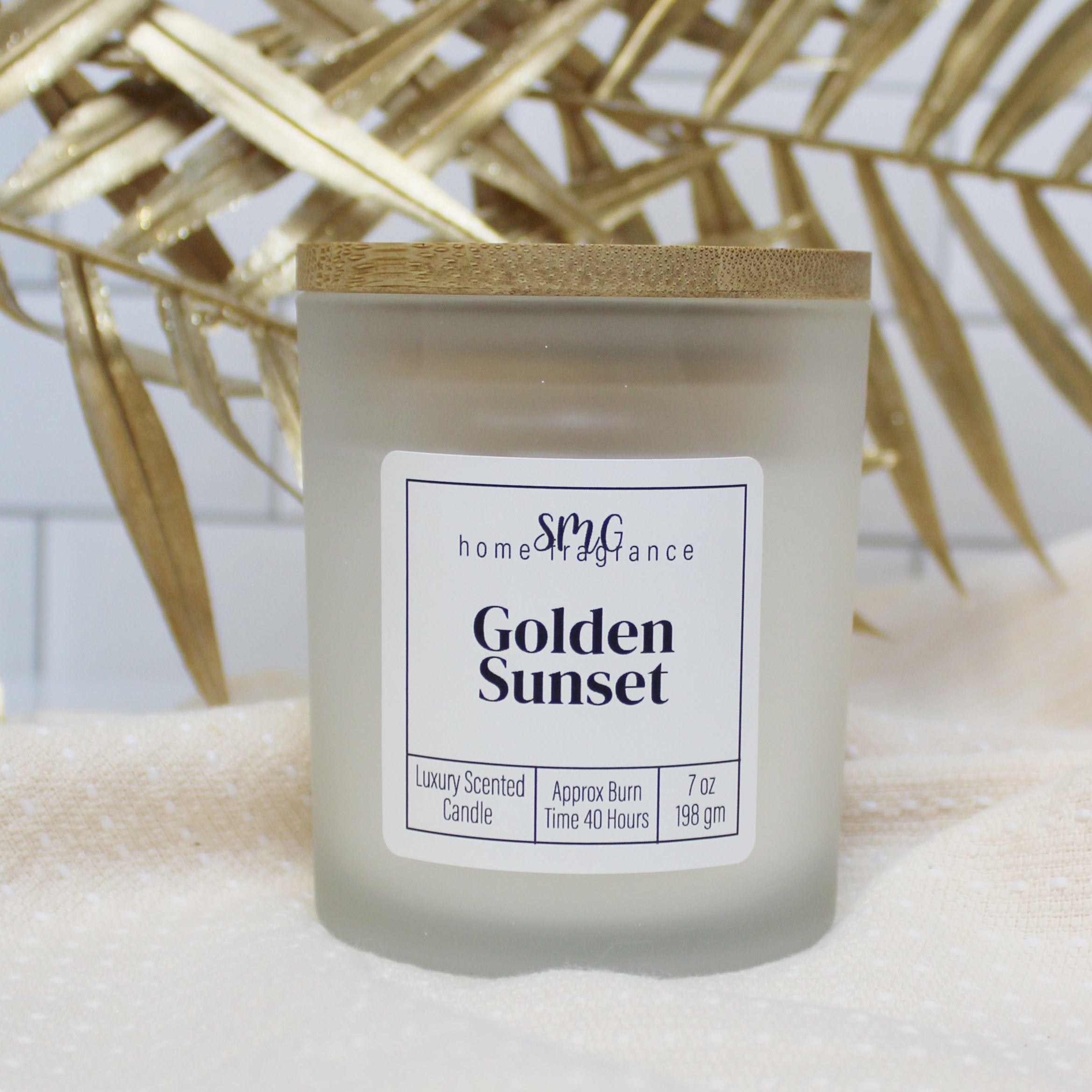 Golden Sunset Scented Candle