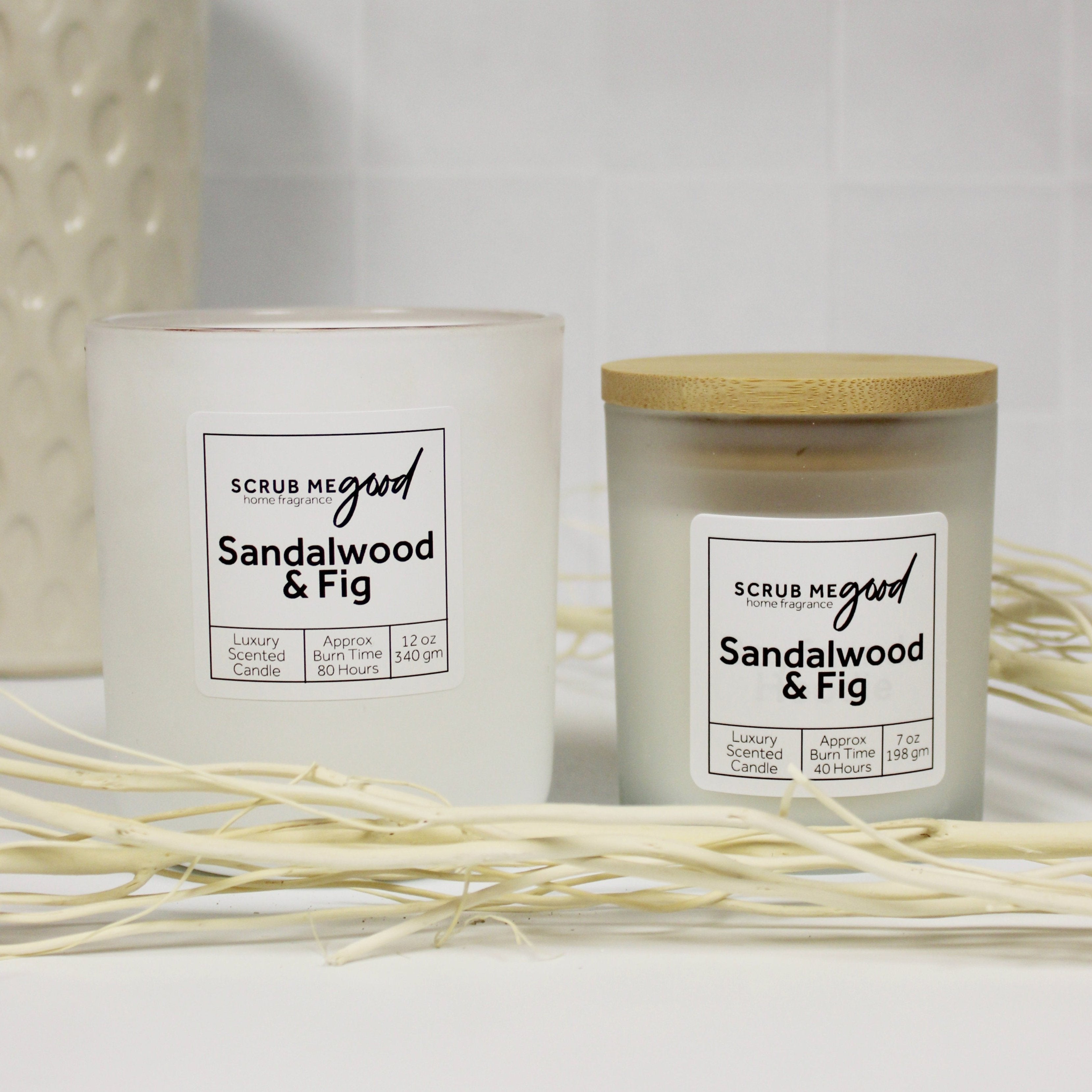 Sandalwood & Fig Scented Candle