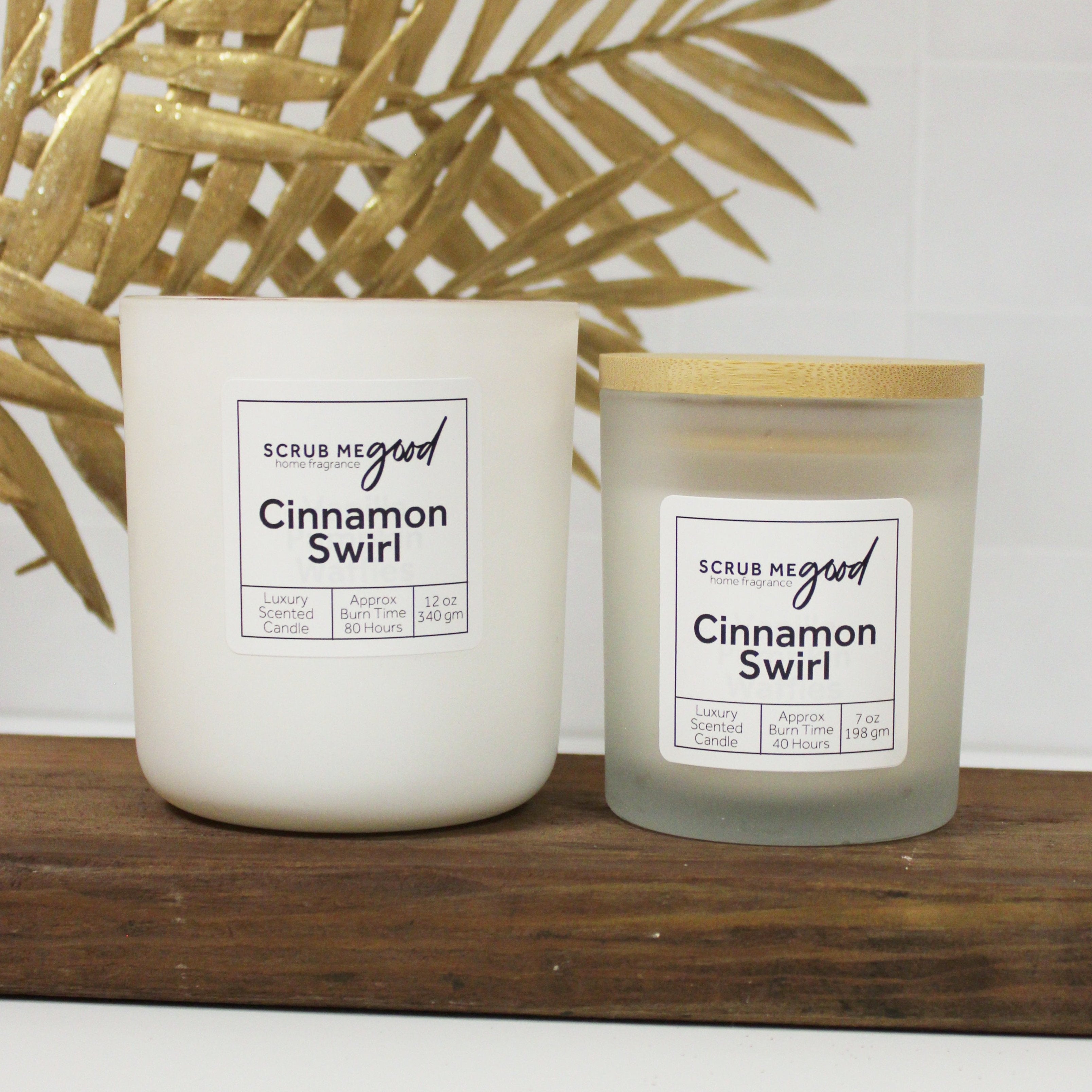 Cinnamon Swirl Scented Candle