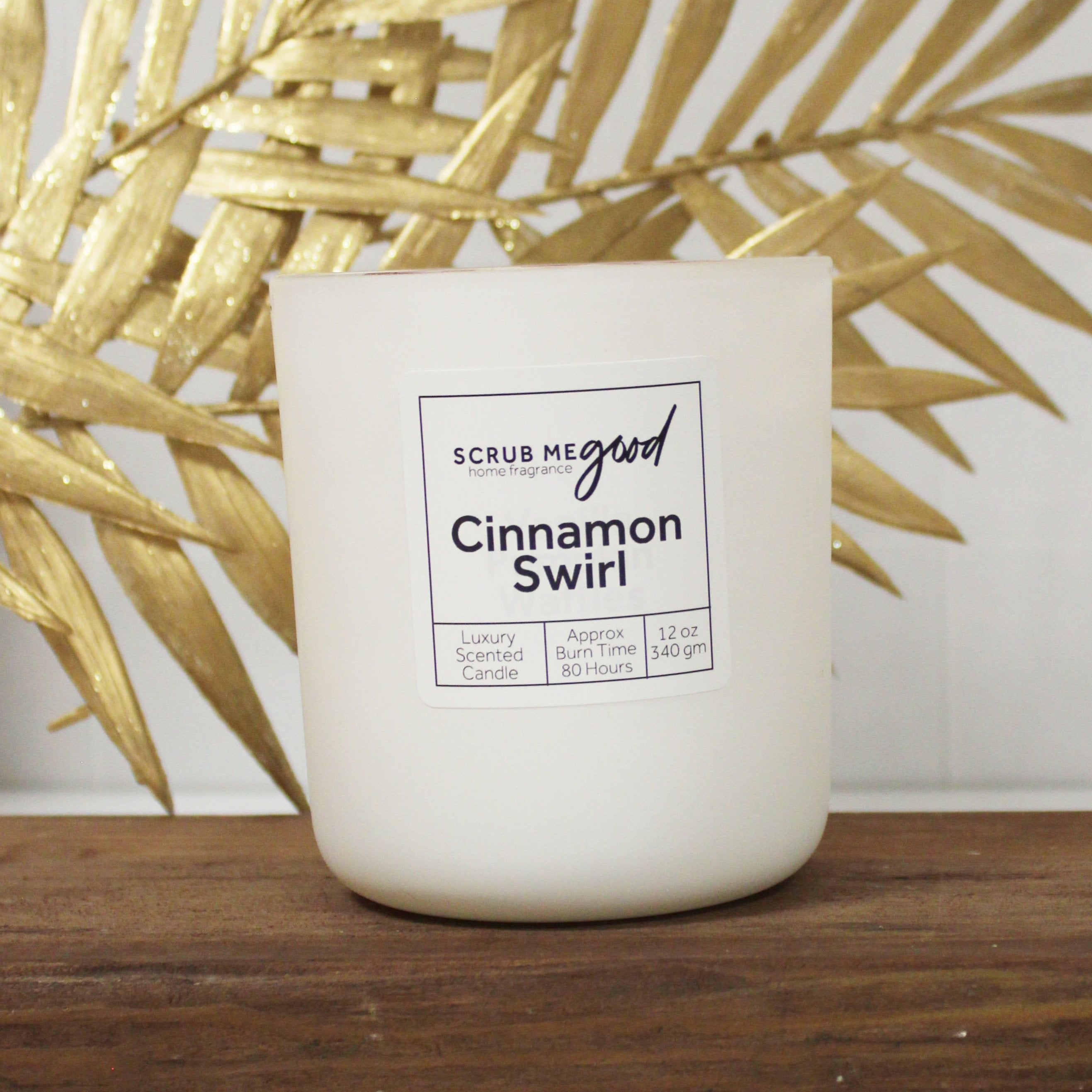 Cinnamon Swirl Scented Candle