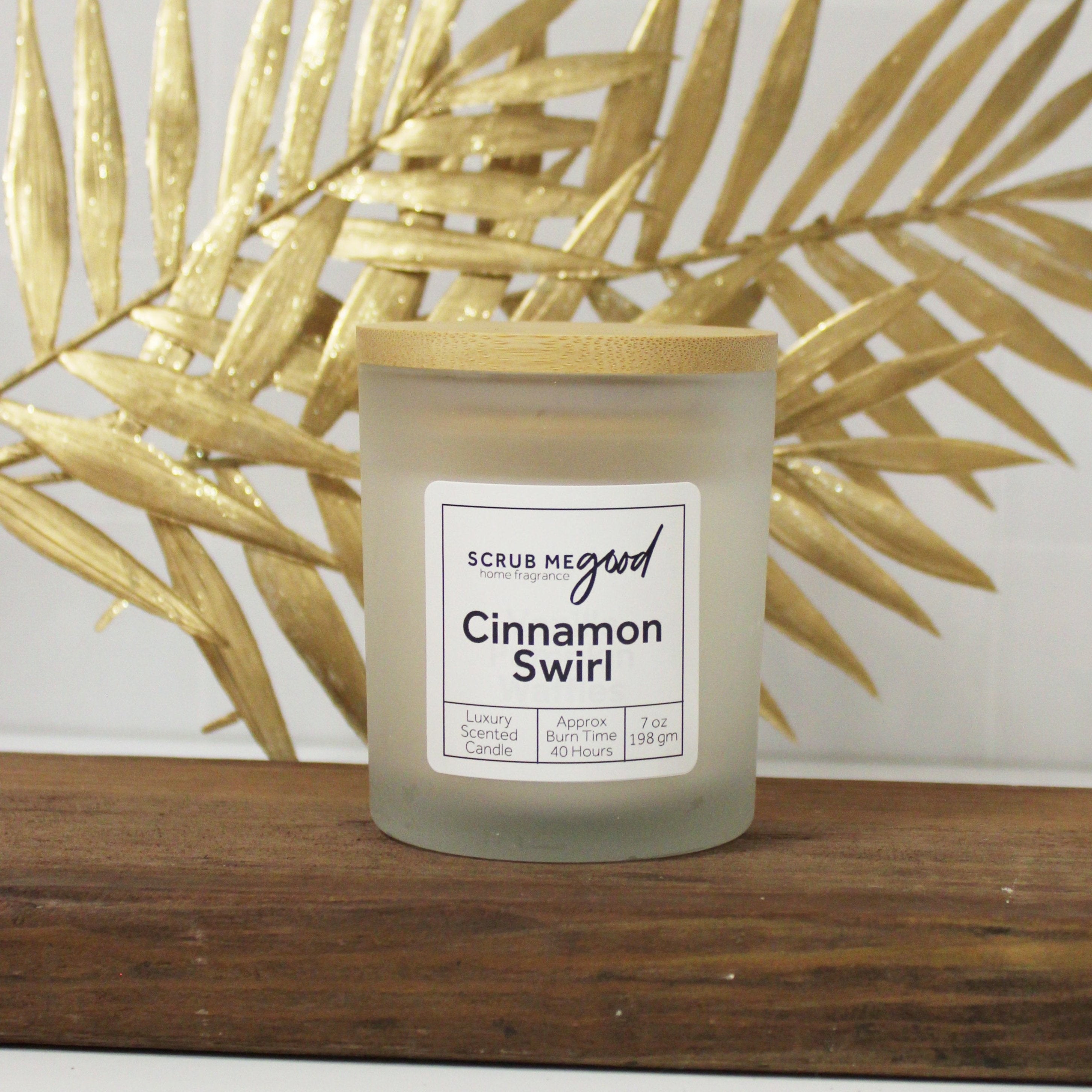 Cinnamon Swirl Scented Candle