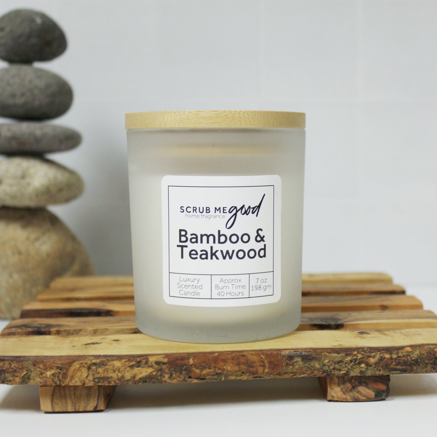 Bamboo & Teakwood Scented Candle