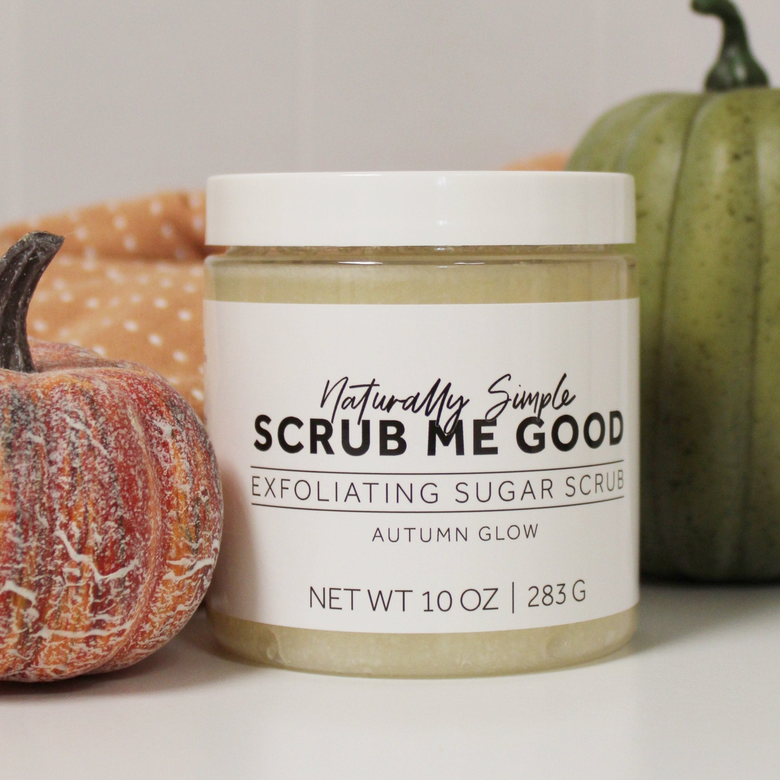 Gentle exfoliating sugar scrub for smooth skin – Autumn Glow fragrance