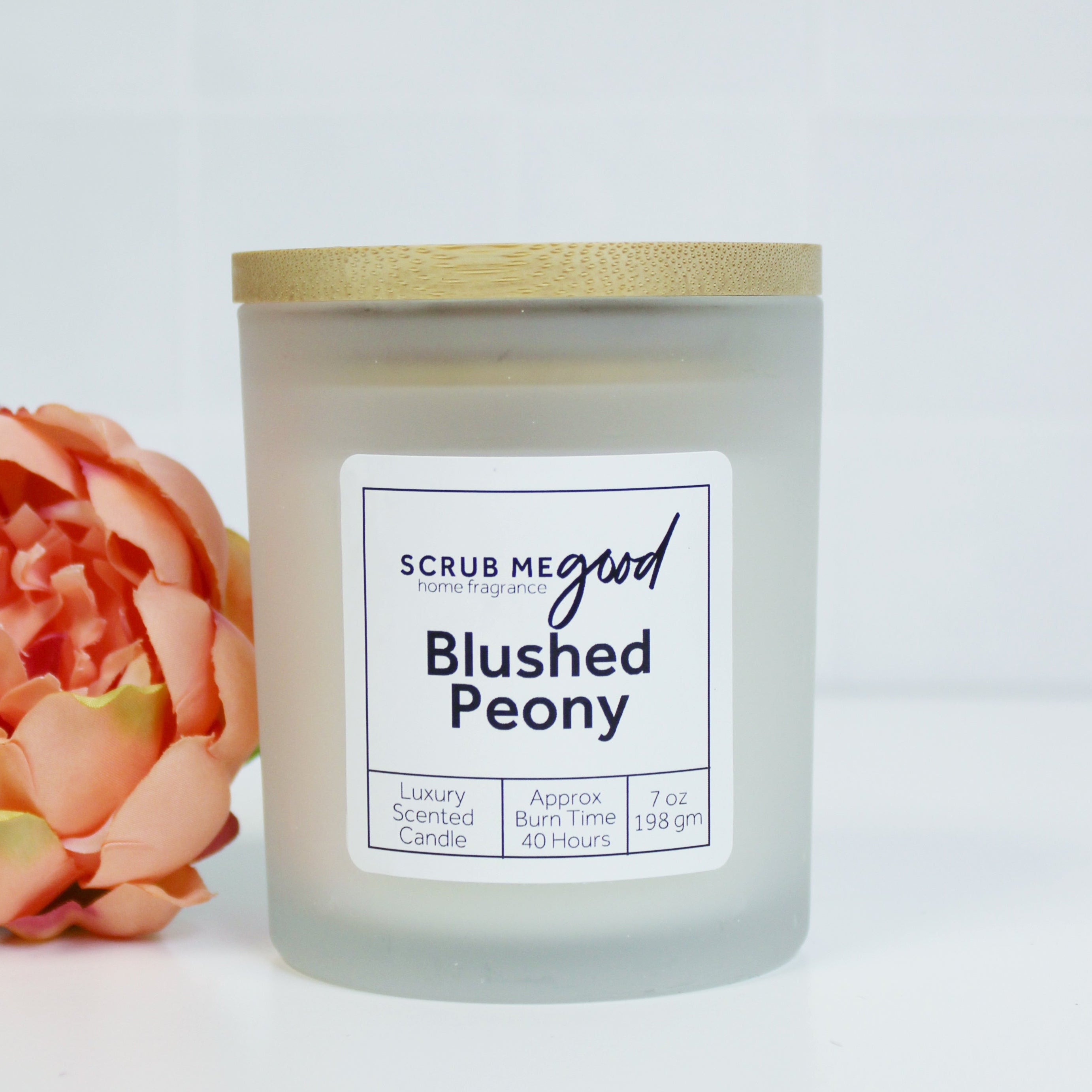 Blushed Peony Scented Candle