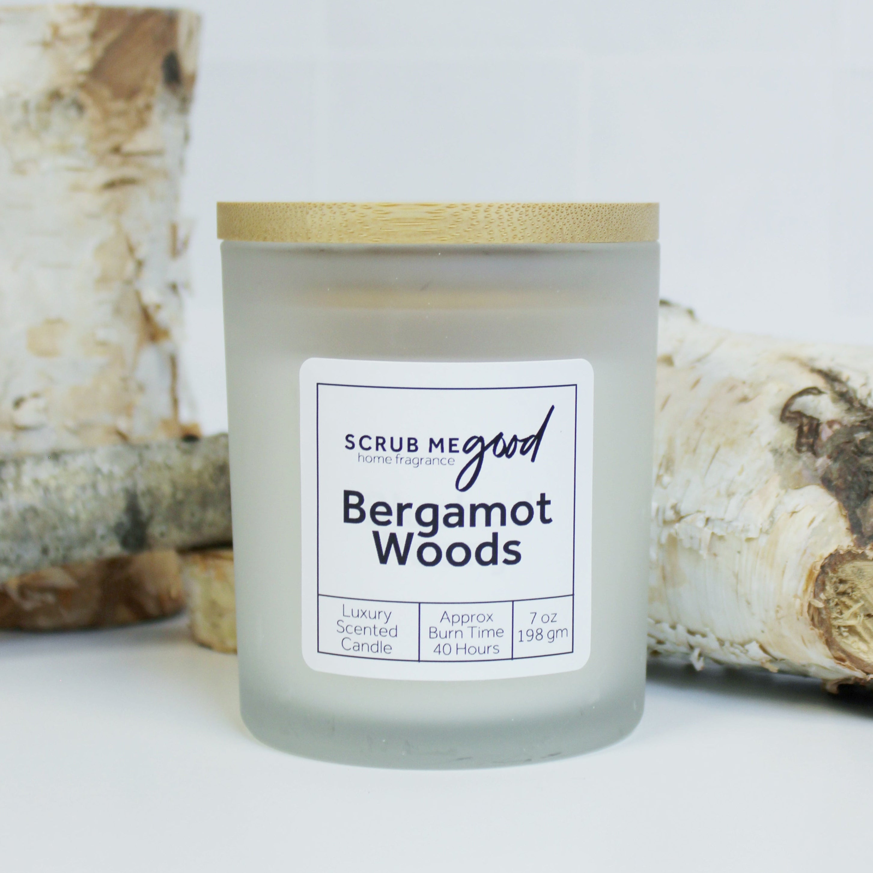 Bergamot Woods Scented Candle