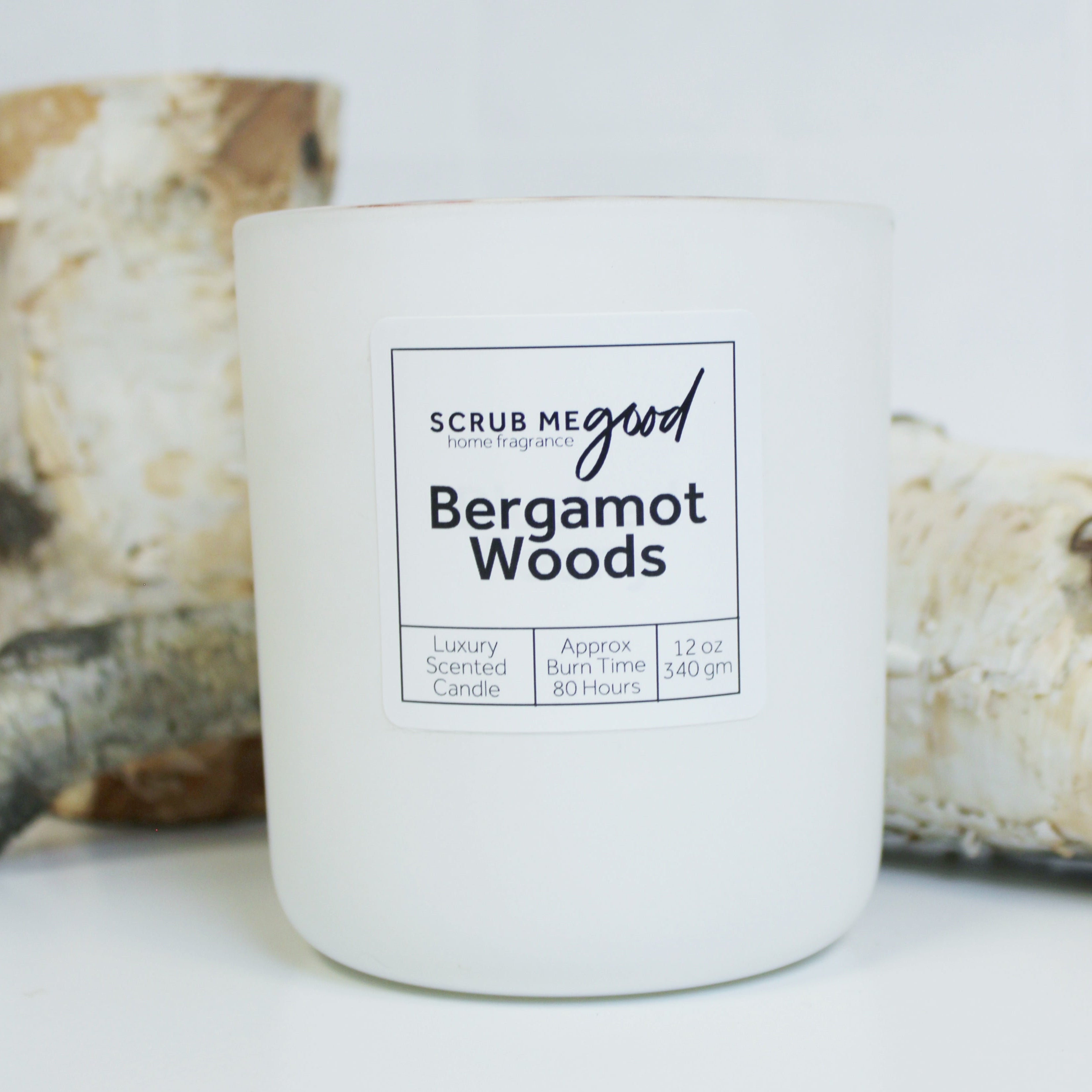 Bergamot Woods Scented Candle