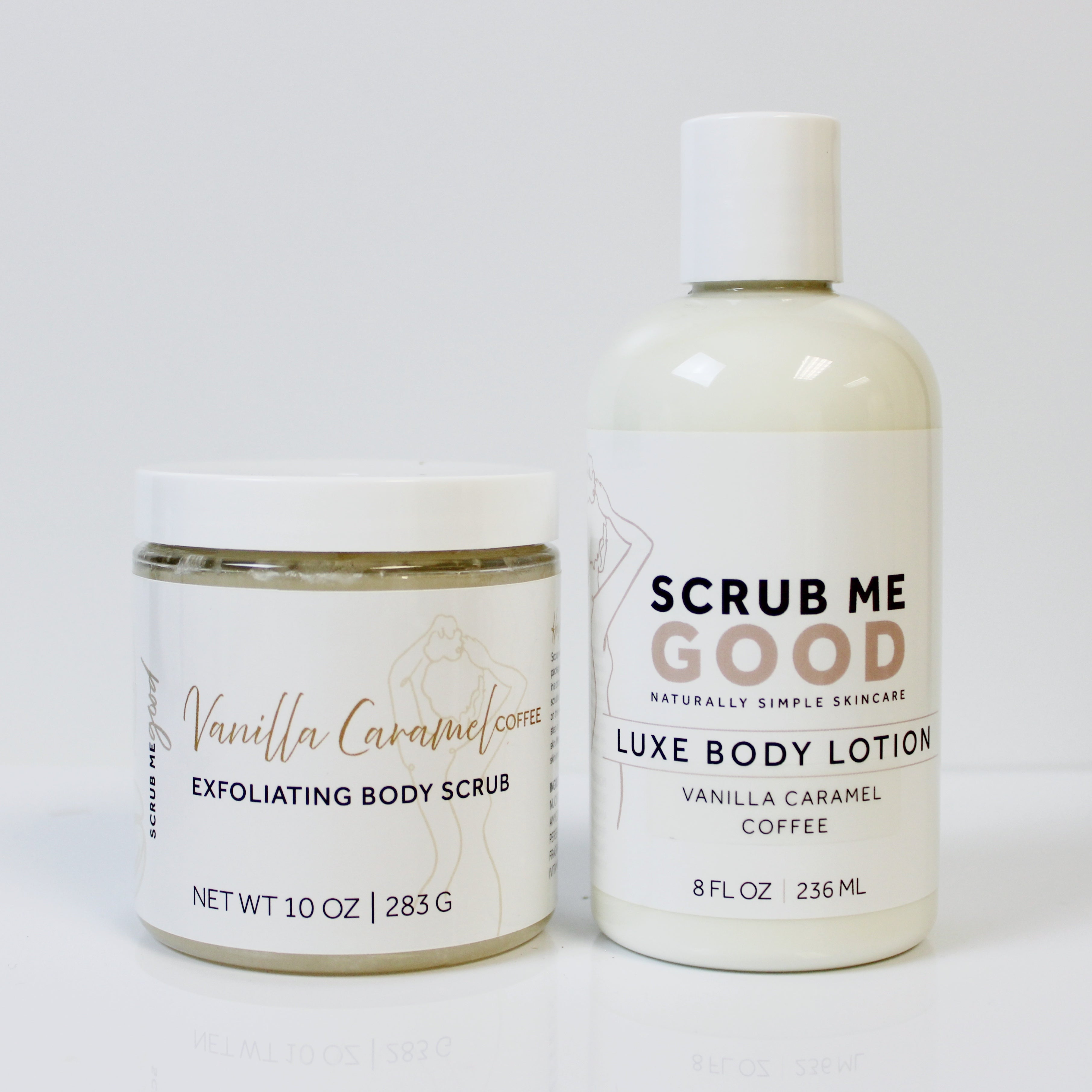 Vanilla Caramel Coffee Lotion and Sugar Scrub Bundle