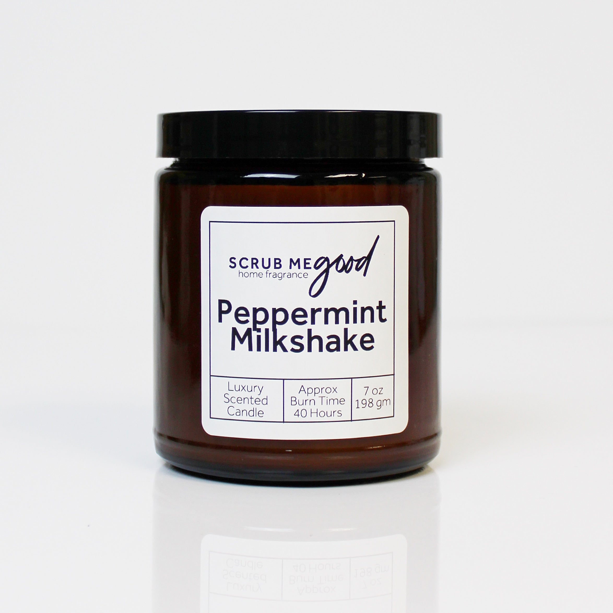 Brazilian Sugar 7 oz wooden wick candle by Scrub Me Good featuring indulgent vanilla and toasted nut scent.