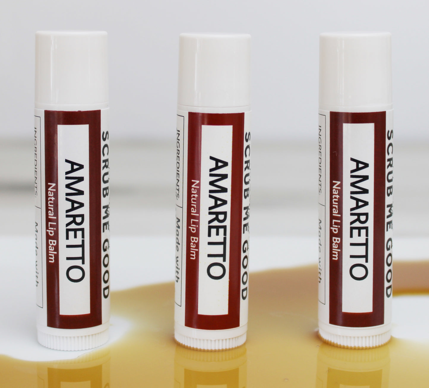 amaretto lip balm