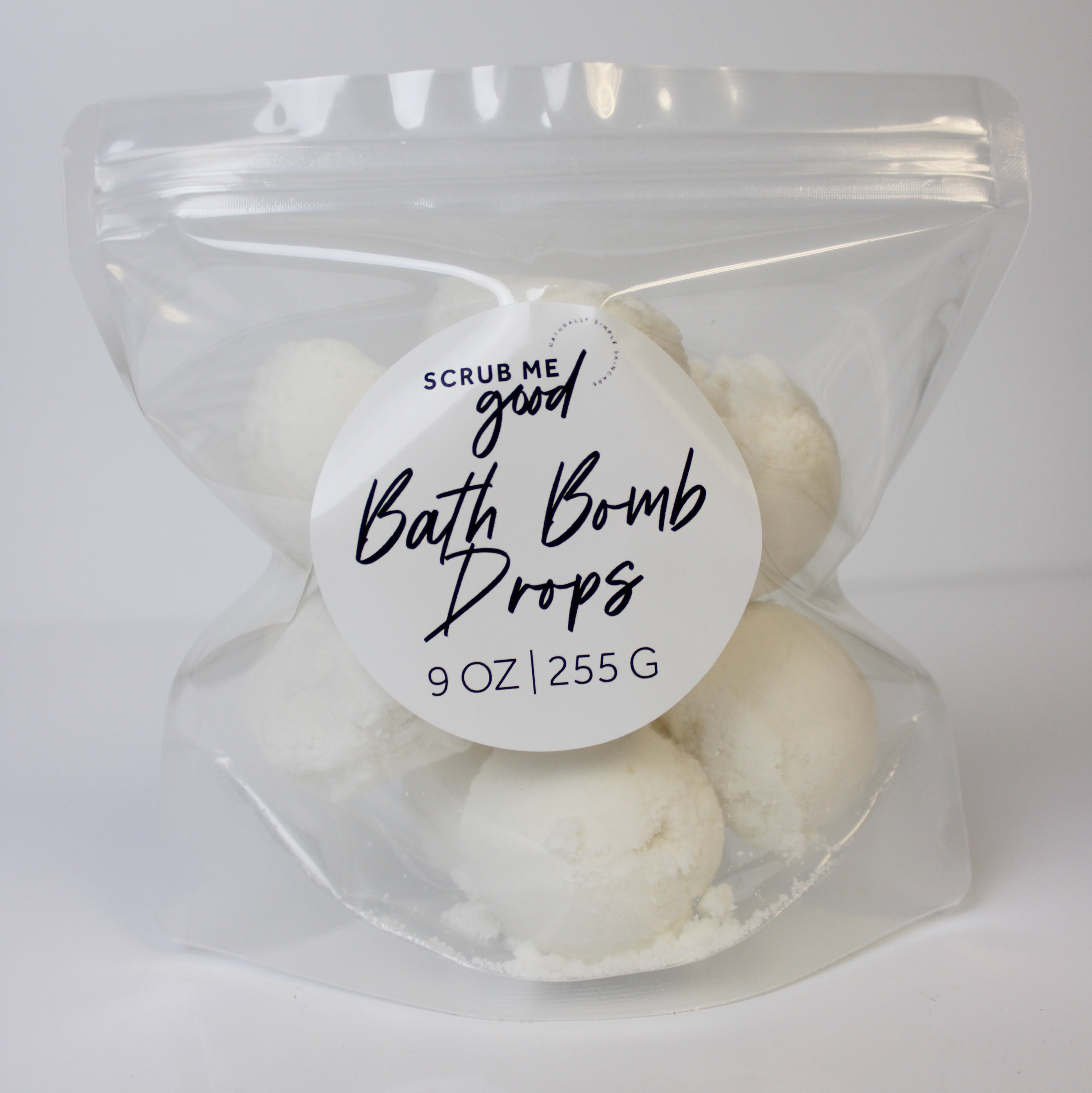 scrub me good bath bomb drops