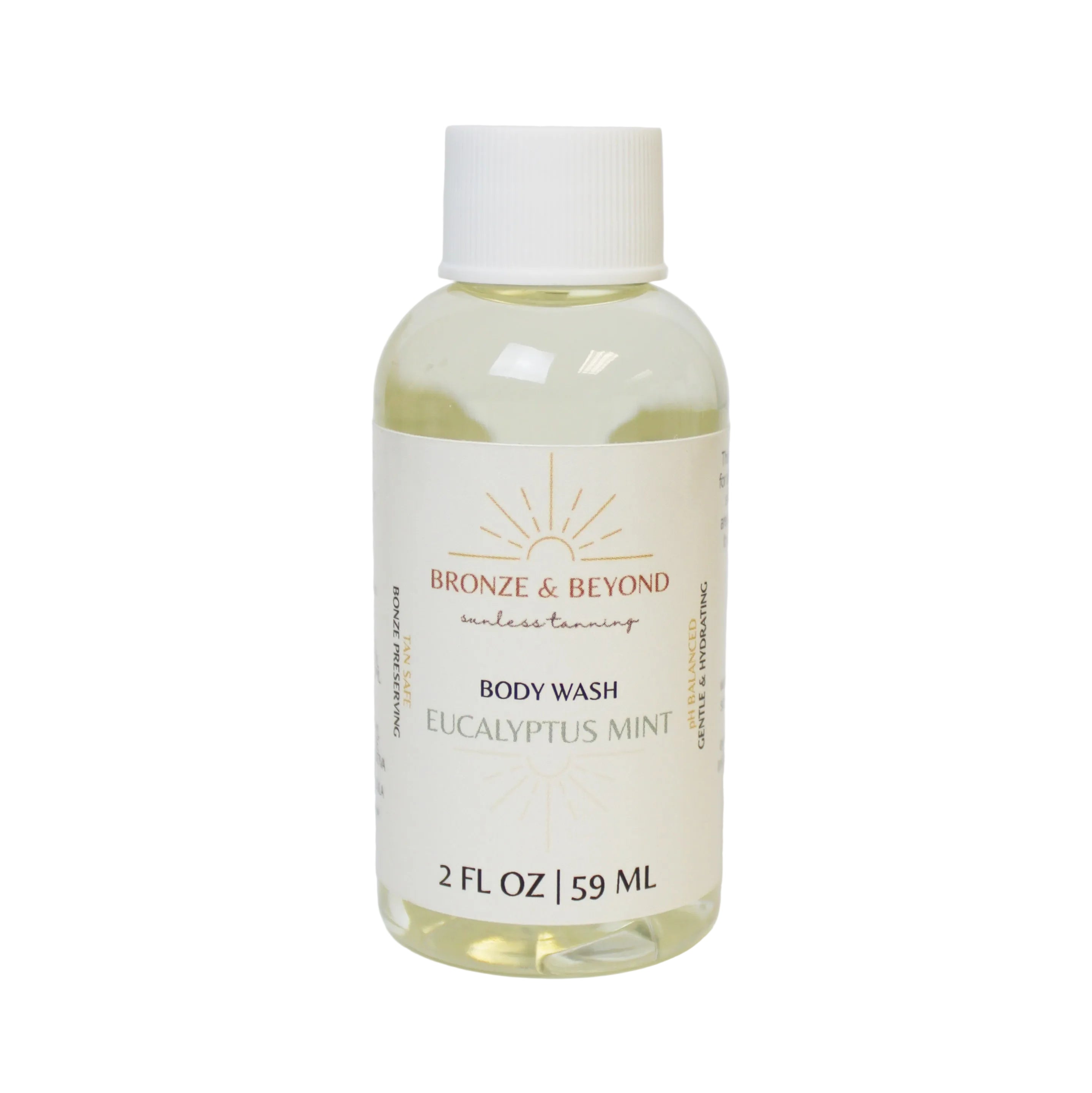 travel size eucalyptus mint body wash
