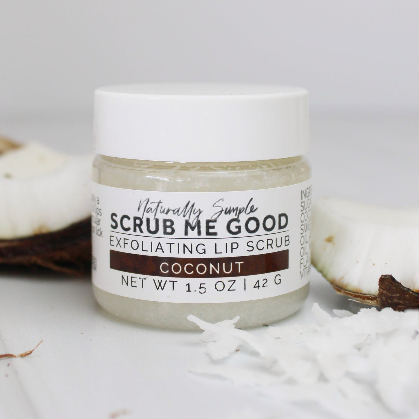 coconut lip scrub