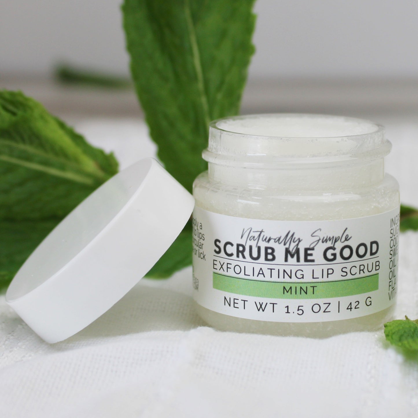 mint lip scrub